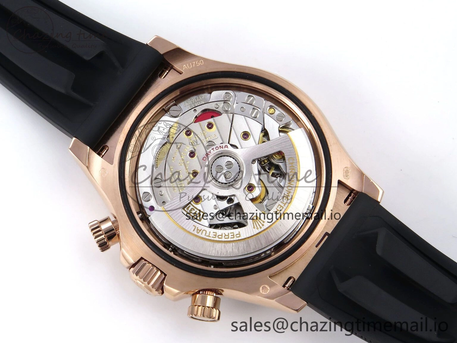 SportInspired Daytona 126515 QF 1:1 Best Edition Black RG Diamonds Dial on Oysterflex Strap SH4131 V 1269