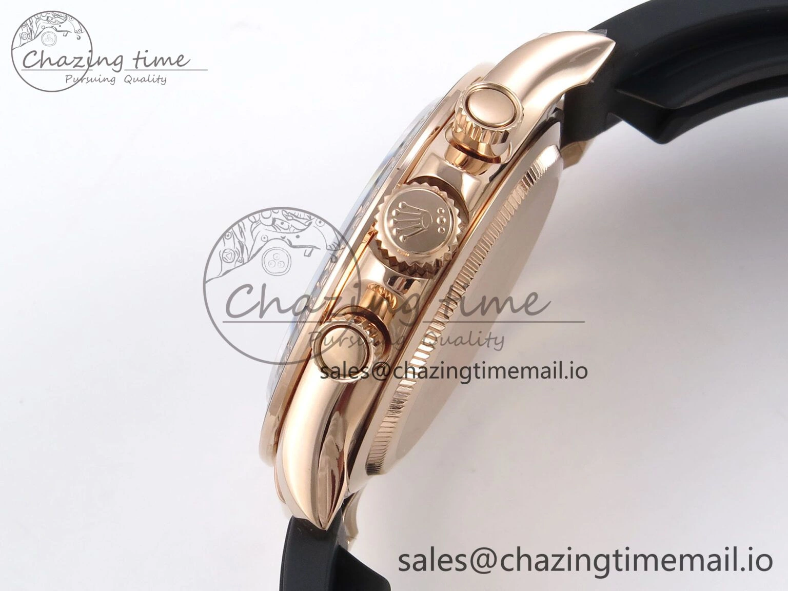 Elegant Daytona 126515 QF 1:1 Best Edition Black RG Diamonds Dial on Oysterflex Strap SH4131 V6（Gain Weight） 1207