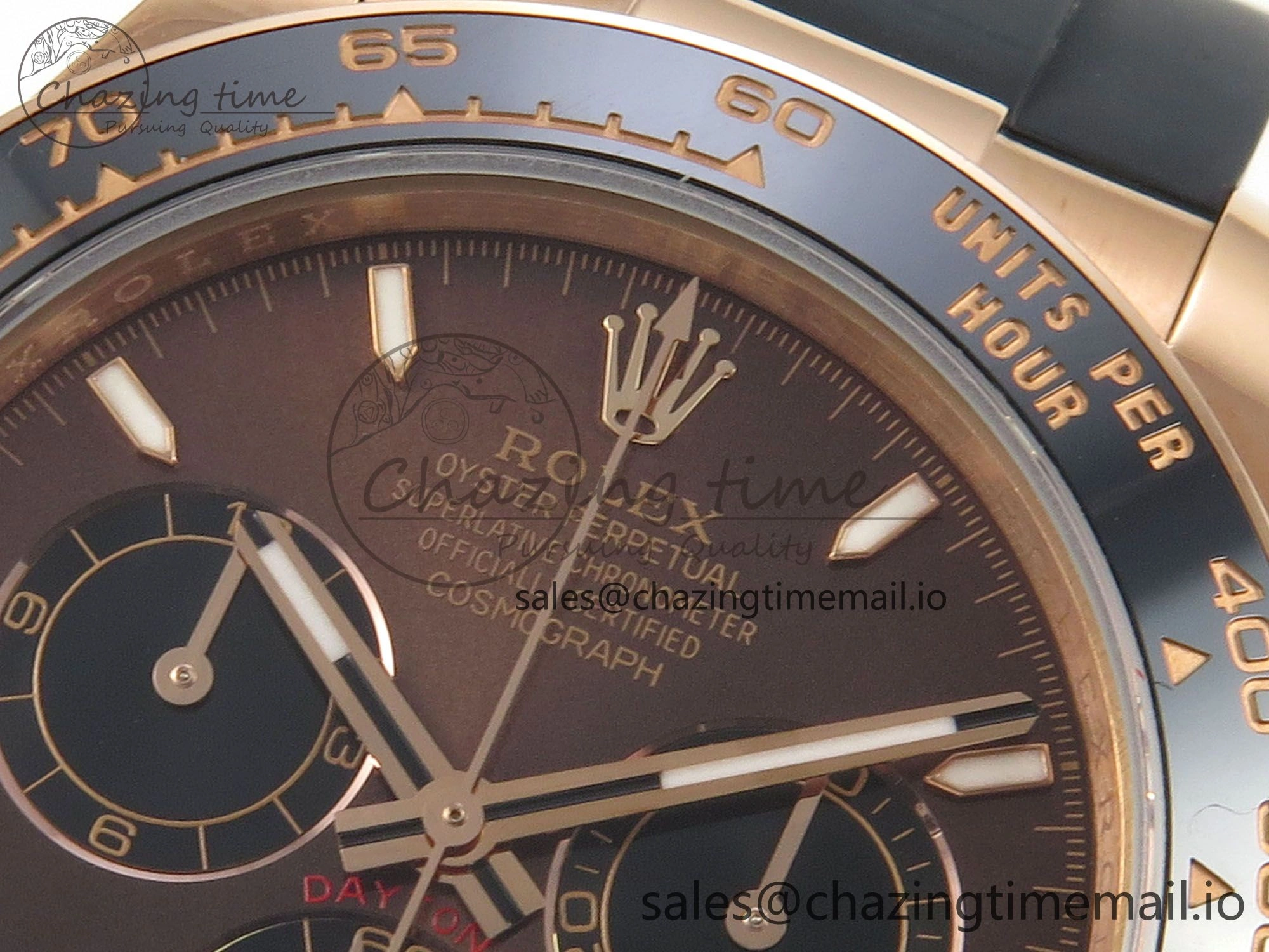 Daytona 126515 QF 1:1 Best Edition Brown Dial Stick Markers On Oystlerflex strap SH4131 V6（Gain Weight） FastDry 103