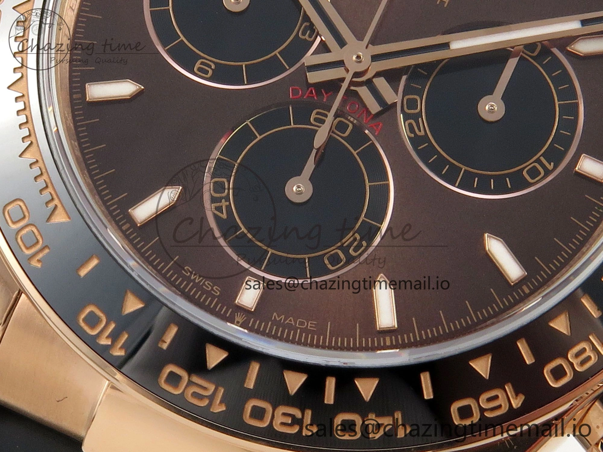 Daytona 126515 QF 1:1 Best Edition Brown Dial Stick Markers On Oystlerflex strap SH4131 V6（Gain Weight） FastDry 103