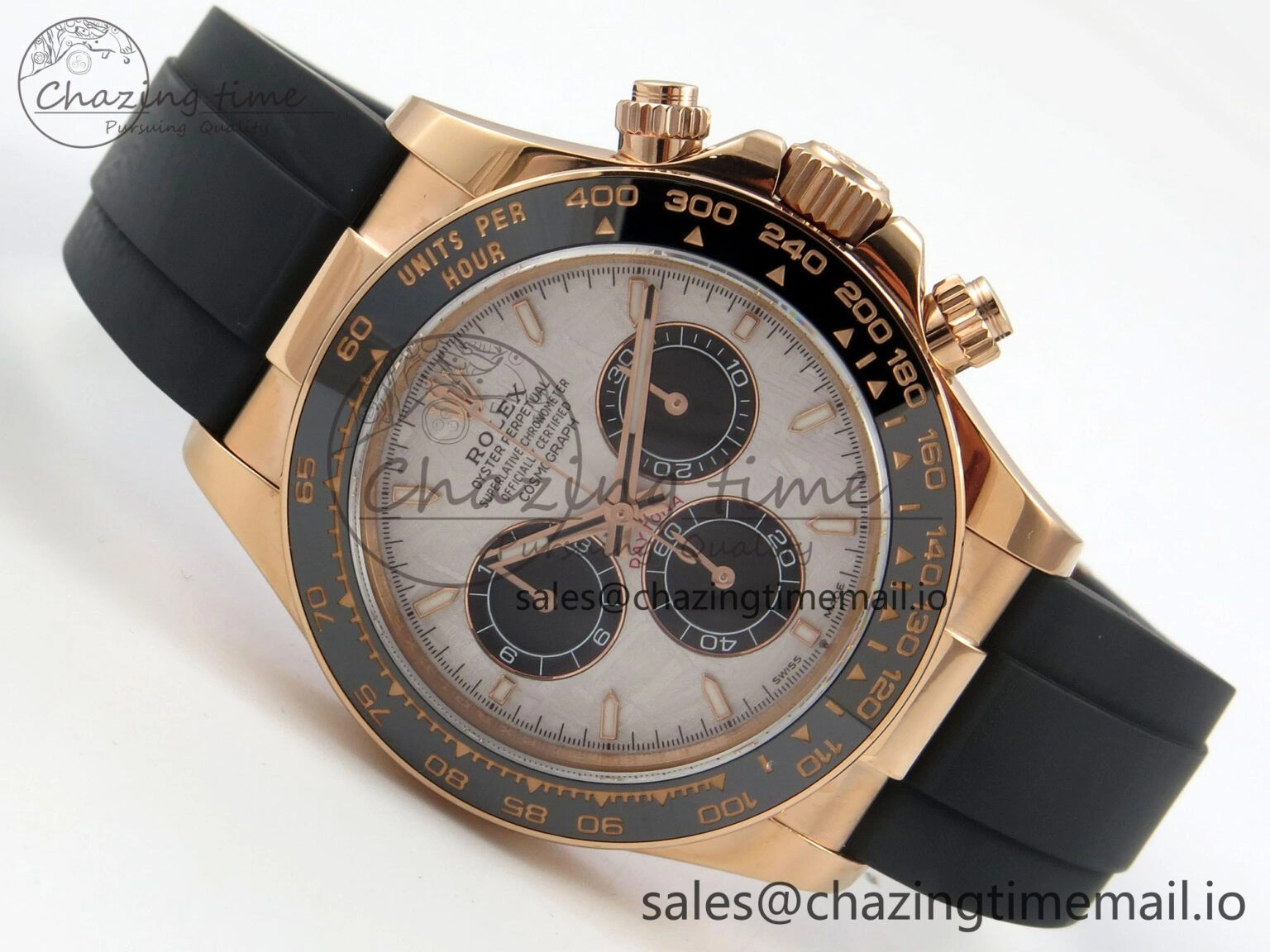 Neat Daytona 126515 QF 1:1 Best Edition Meteorite Stick Dial on Oysterflex Strap SH4131 V10(Gain Weight) 61