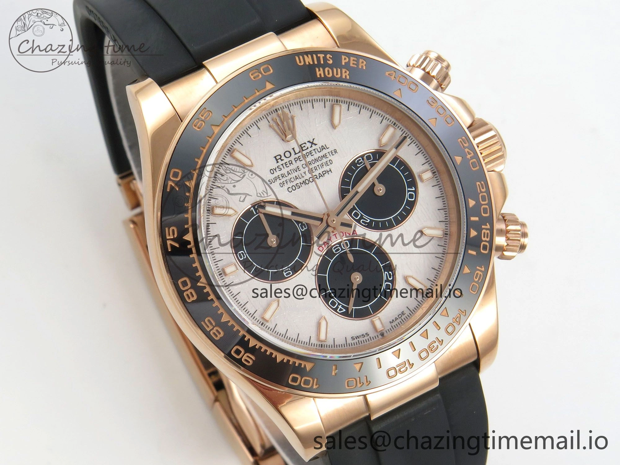 Neat Daytona 126515 QF 1:1 Best Edition Meteorite Stick Dial on Oysterflex Strap SH4131 V10(Gain Weight) 61