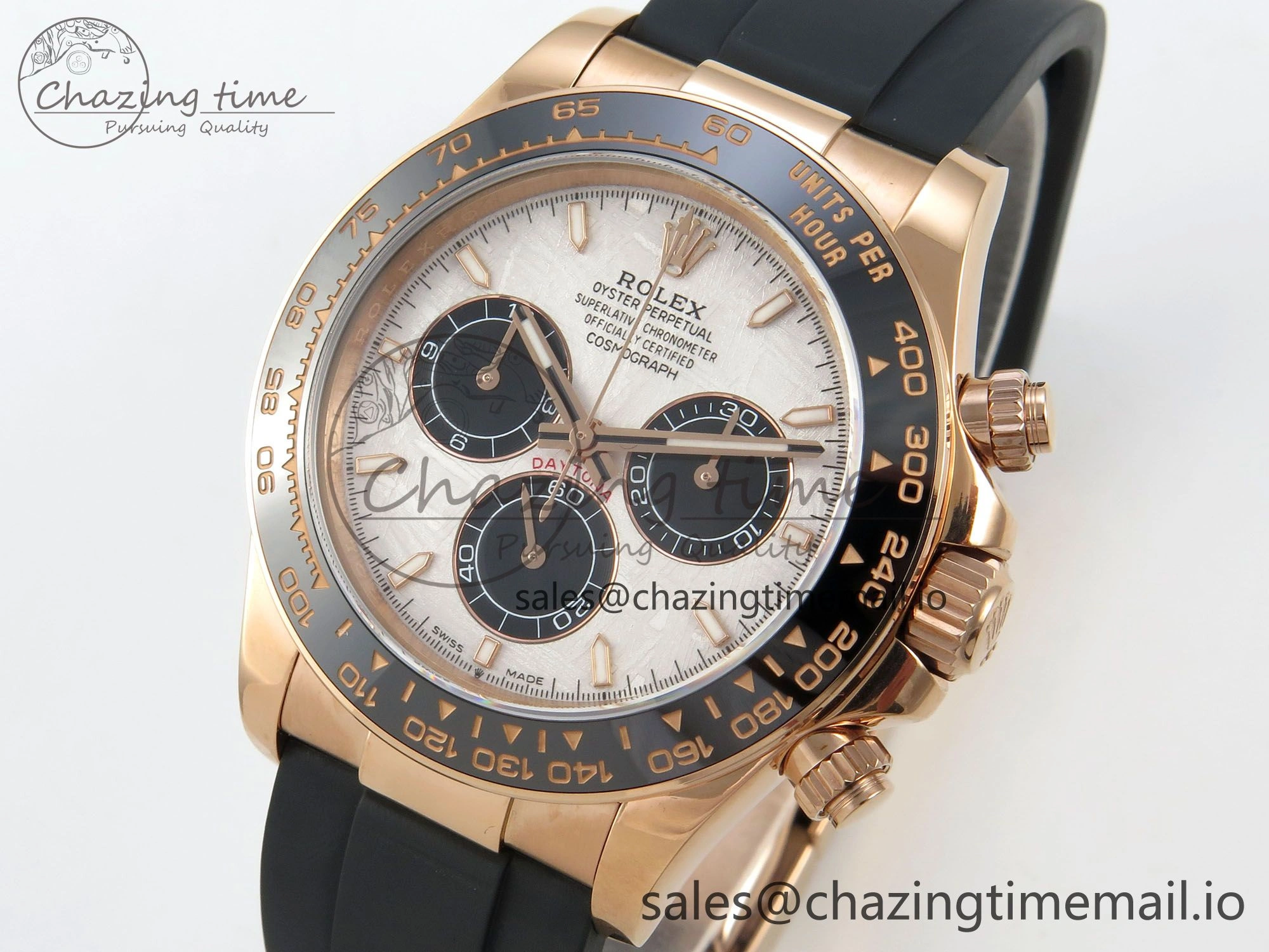 Neat Daytona 126515 QF 1:1 Best Edition Meteorite Stick Dial on Oysterflex Strap SH4131 V10(Gain Weight) 61