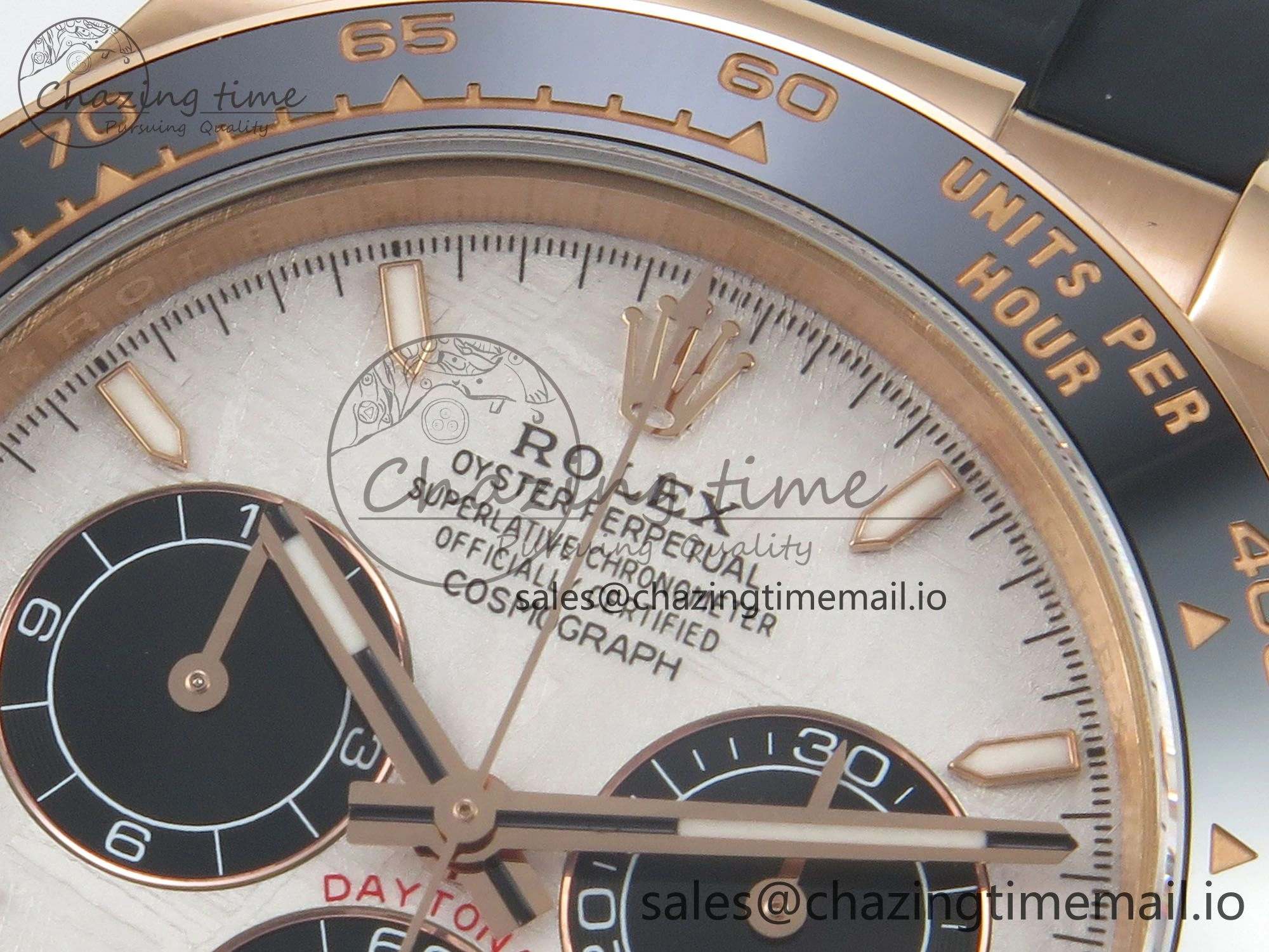 Neat Daytona 126515 QF 1:1 Best Edition Meteorite Stick Dial on Oysterflex Strap SH4131 V10(Gain Weight) 61