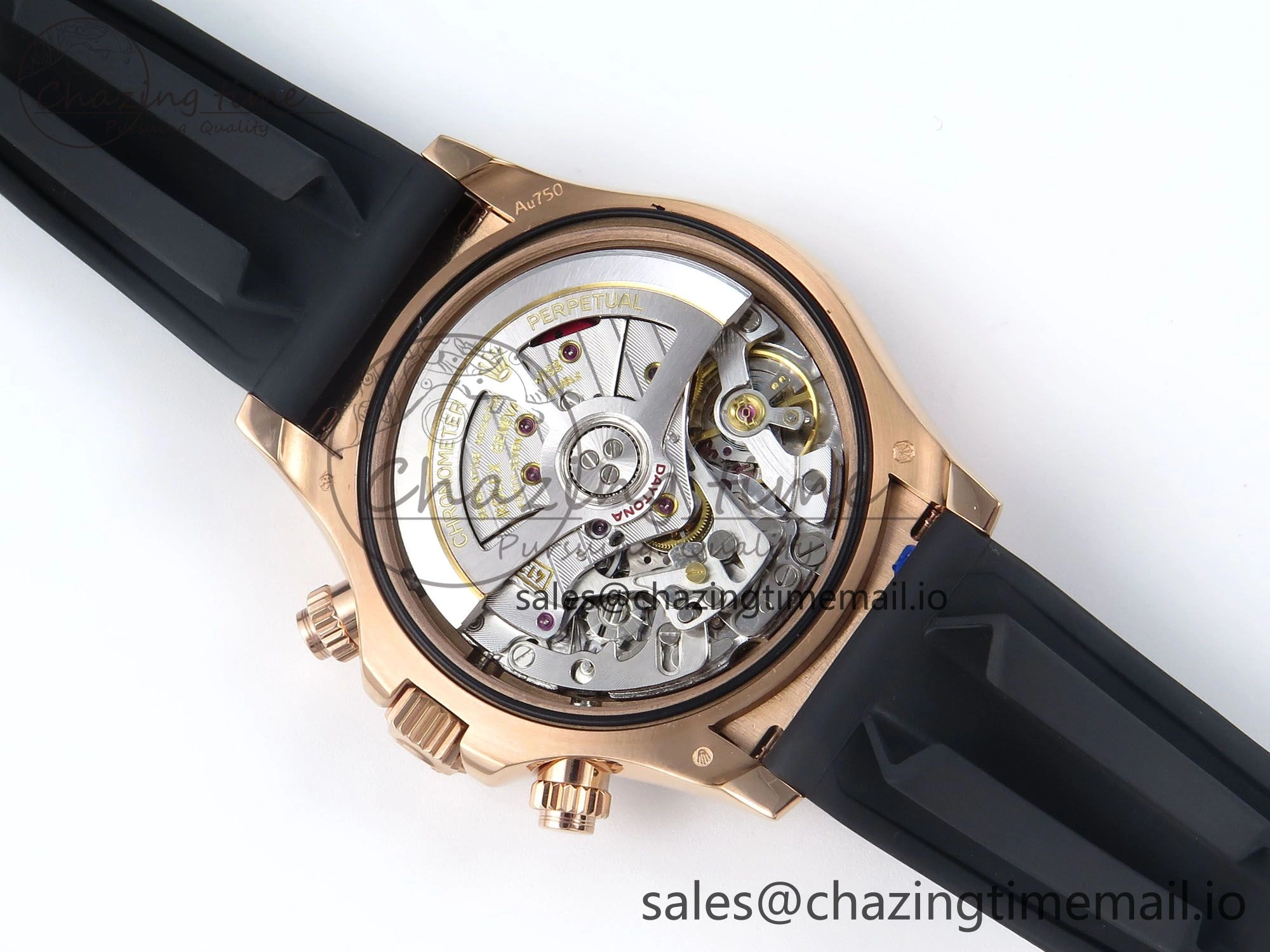 Daytona 126515 QF 1:1 Best Edition RG Black Dial on Oysterflex Strap QF4131 V Comfortable 342
