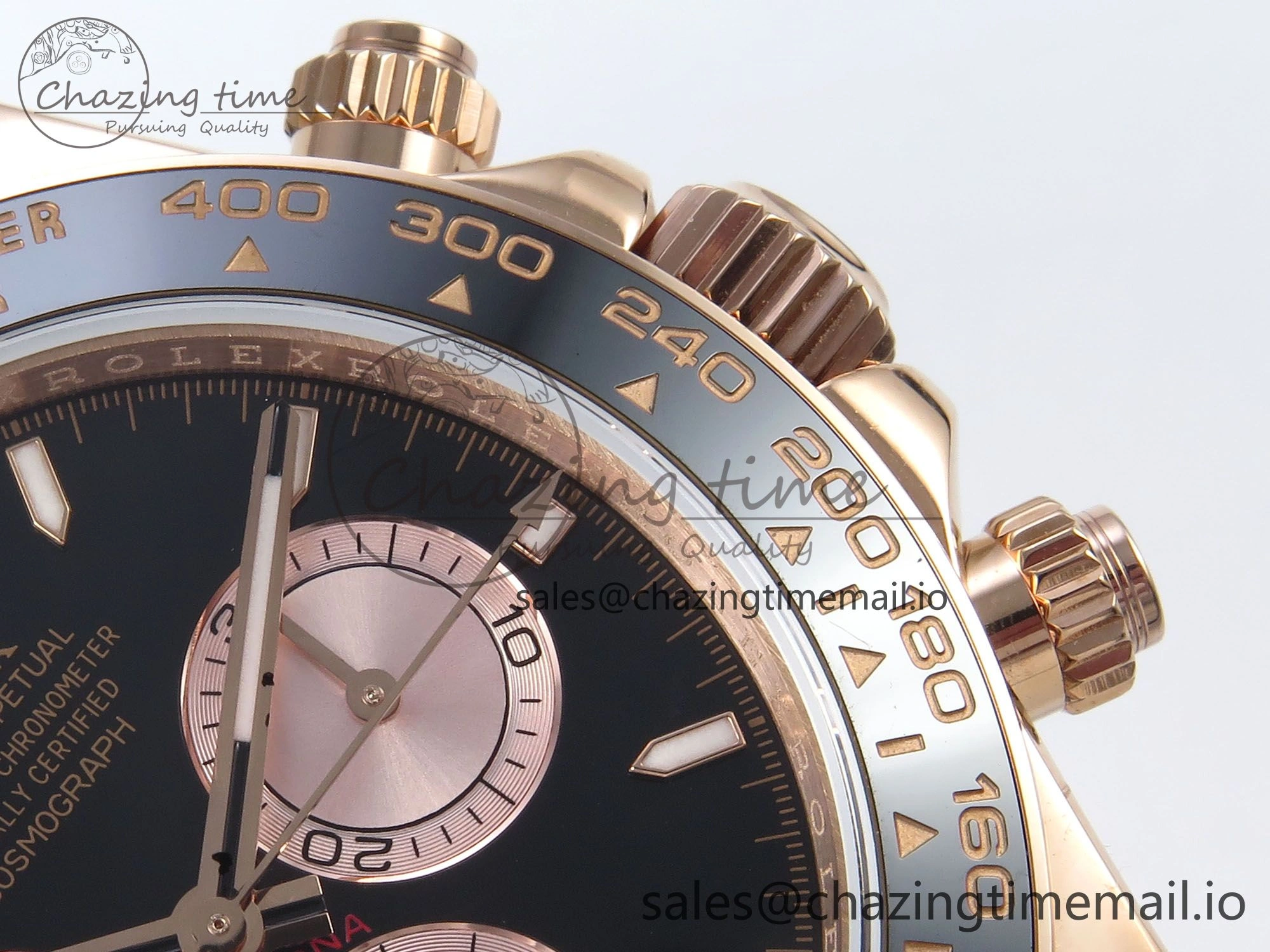 Daytona 126515 QF 1:1 Best Edition RG Black Dial on Oysterflex Strap QF4131 V Comfortable 342