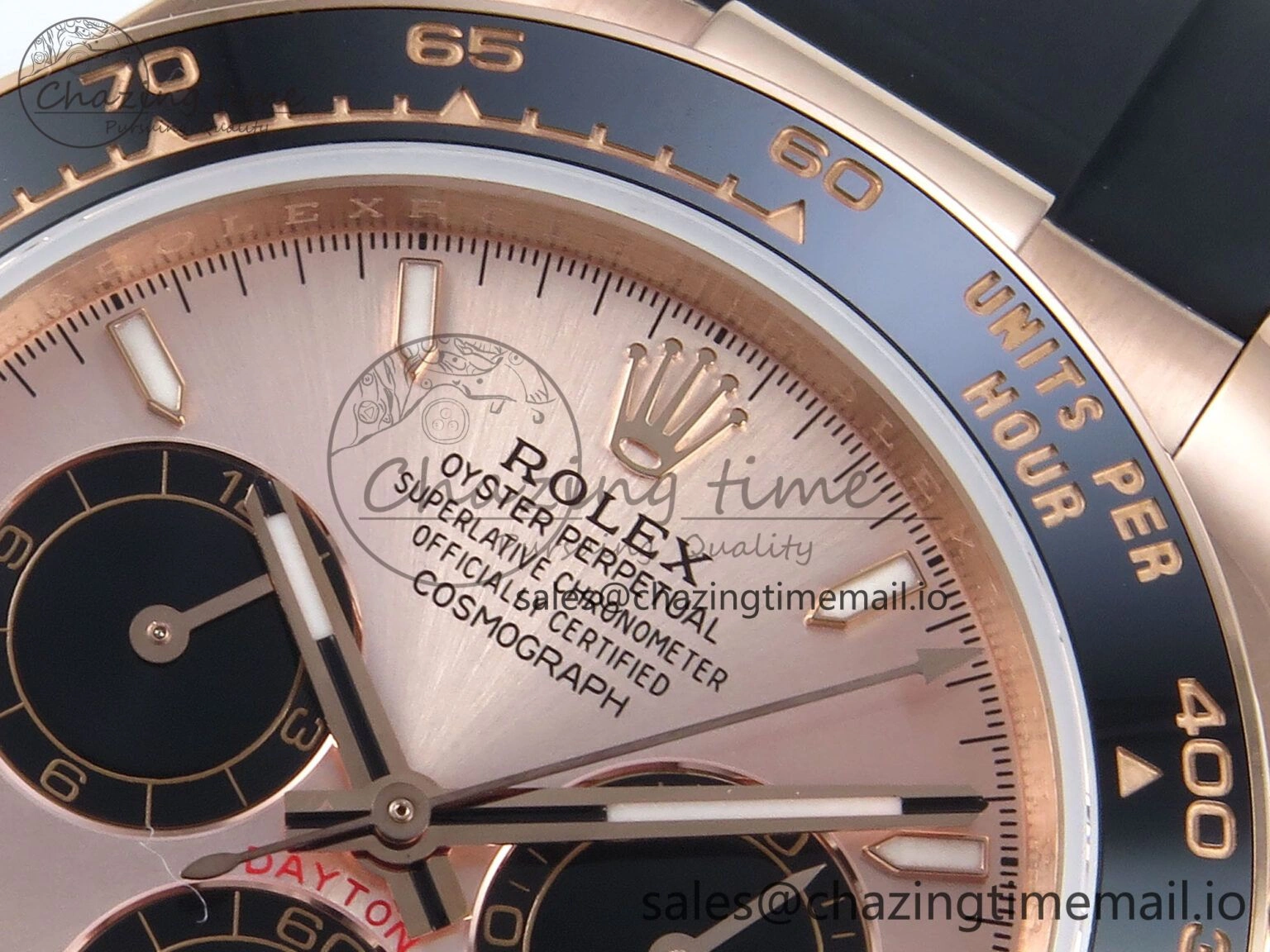 Neat Daytona 126515 QF 1:1 Best Edition RG Black Dial on Oysterflex Strap SH4131 V 700