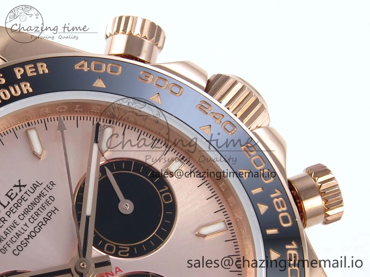 Neat Daytona 126515 QF 1:1 Best Edition RG Black Dial on Oysterflex Strap SH4131 V 700