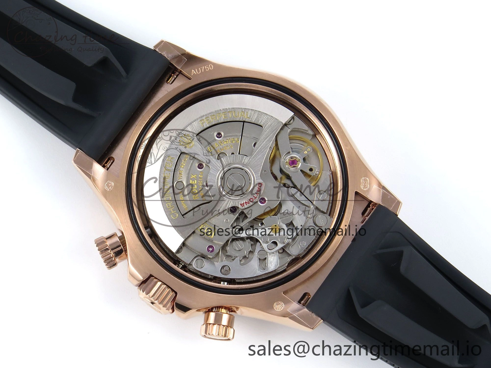 Neat Daytona 126515 QF 1:1 Best Edition RG Black Dial on Oysterflex Strap SH4131 V 700