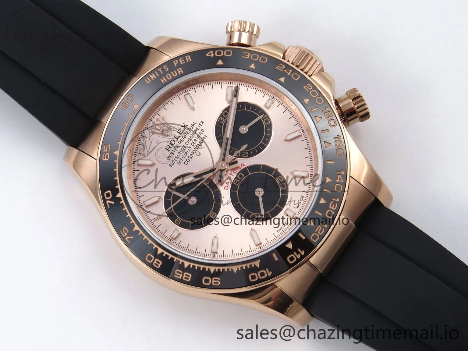 Daytona 126515 QF 1:1 Best Edition RG Black Dial on Oysterflex Strap SH4131 V Effortless 1270