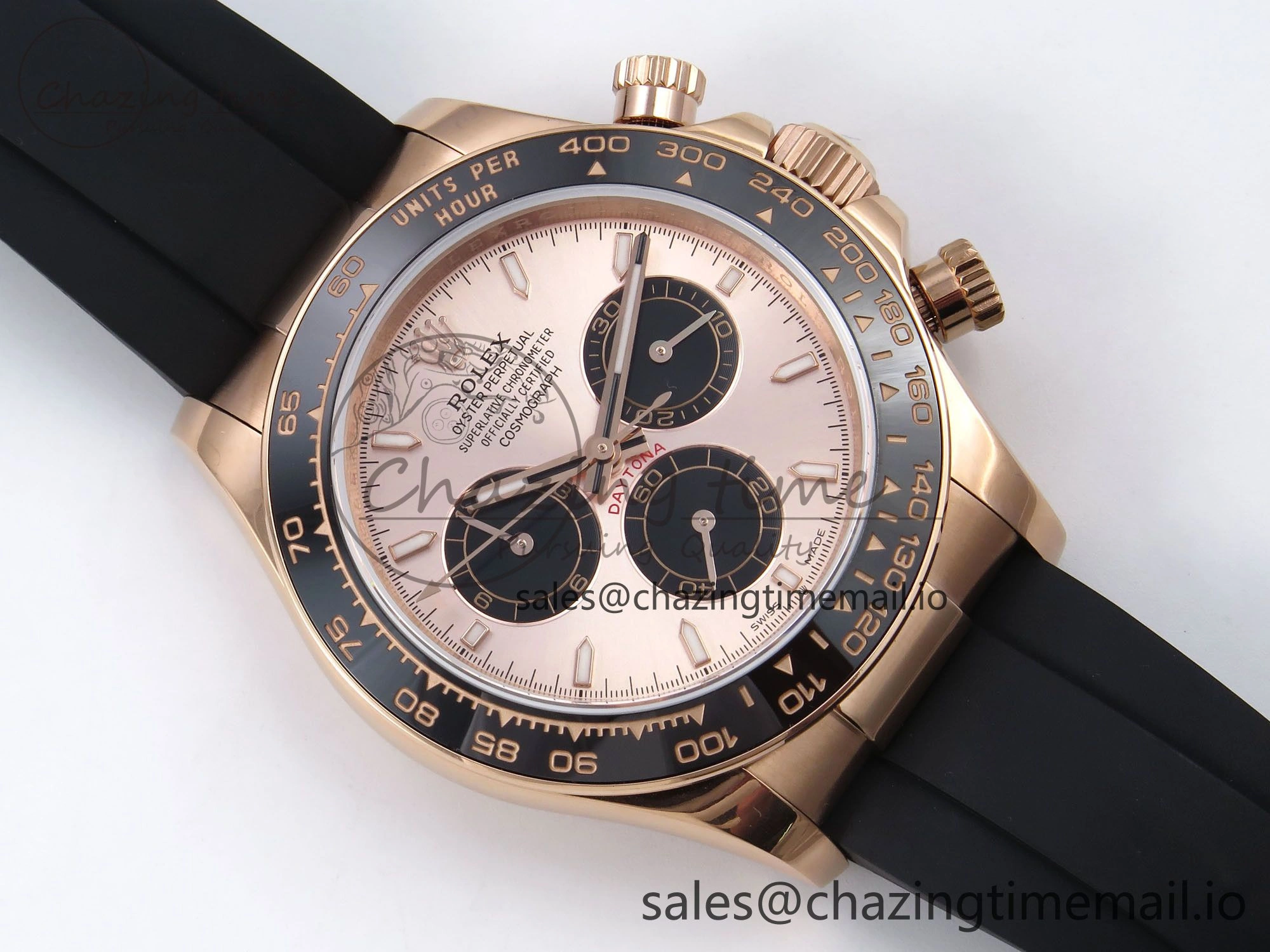 Daytona 126515 QF 1:1 Best Edition RG Black Dial on Oysterflex Strap SH4131 V Effortless 1270