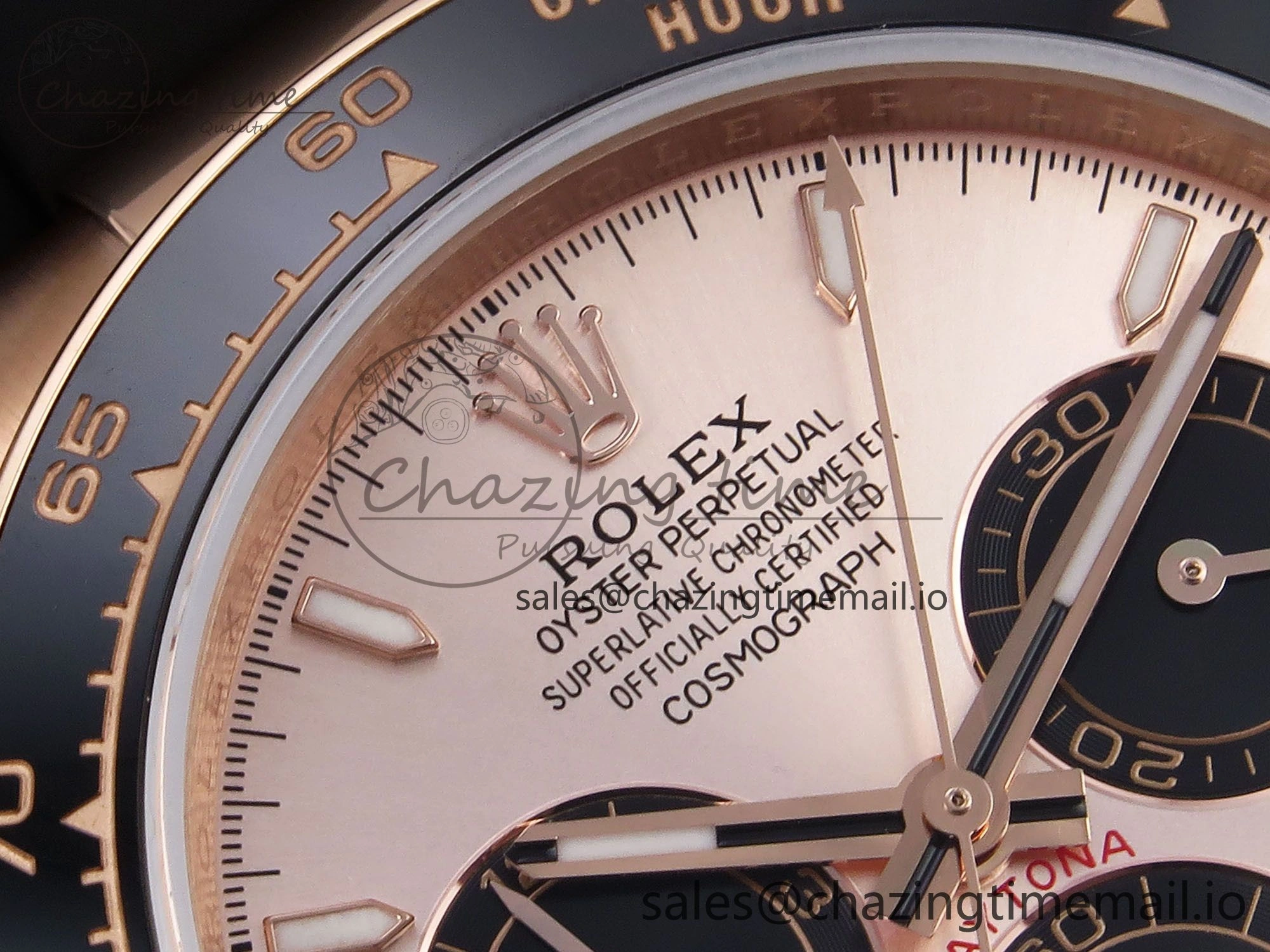 Daytona 126515 QF 1:1 Best Edition RG Black Dial on Oysterflex Strap SH4131 V Effortless 1270