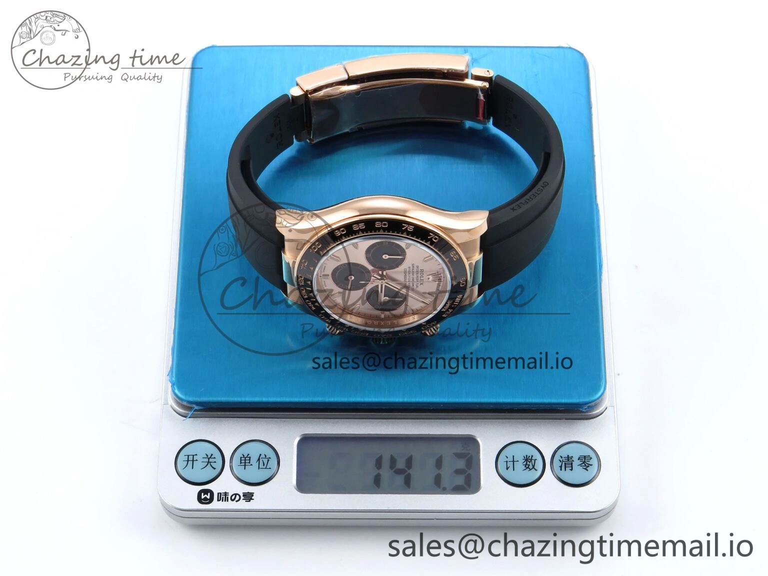 Daytona 126515 QF 1:1 Best Edition RG Black Dial on Oysterflex Strap SH4131 V6（Gain Weight） Casual 1208