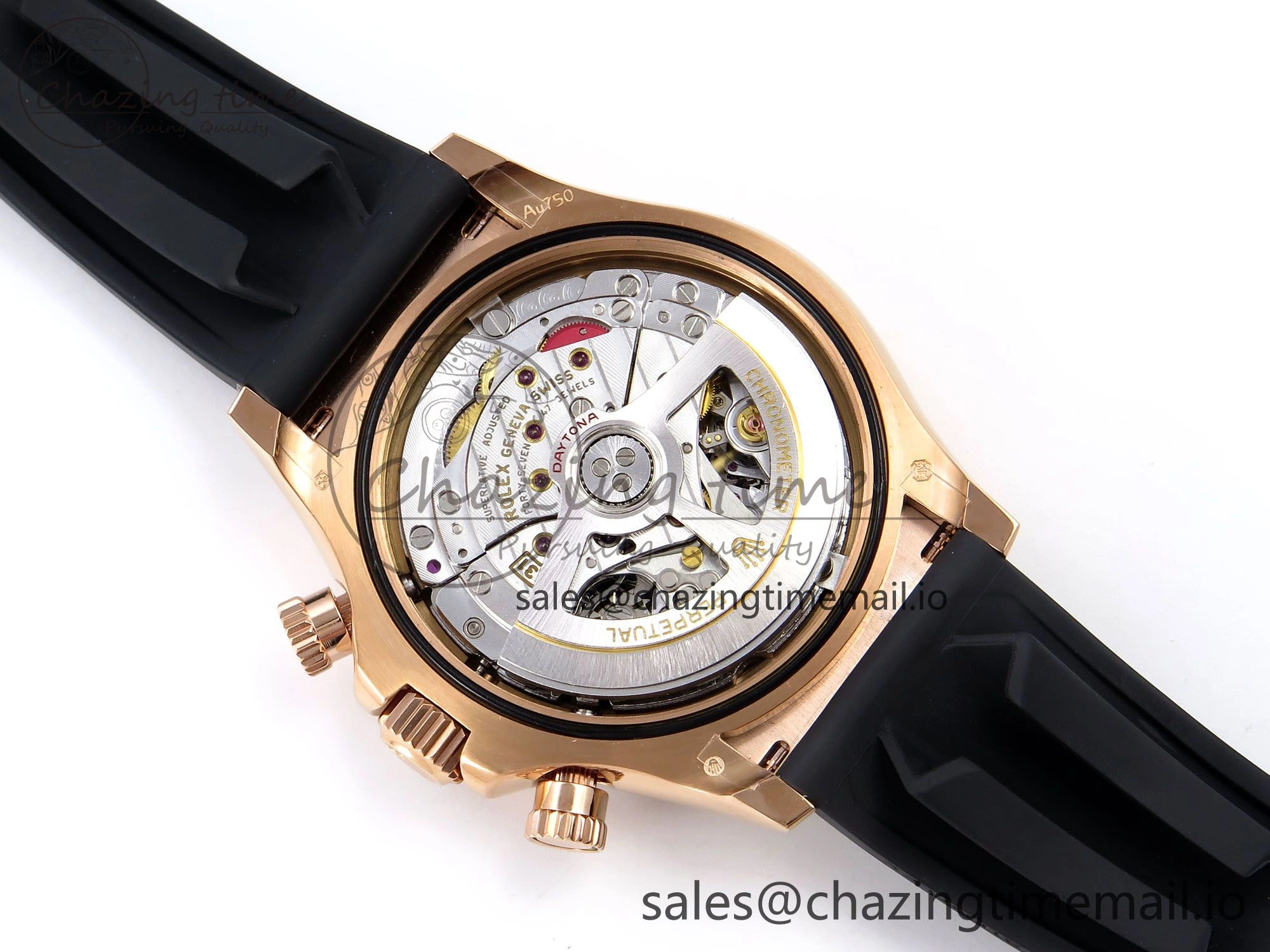 Daytona 126515 QF 1:1 Best Edition RG Black Dial on Oysterflex Strap SH4131 V6（Gain Weight） Casual 1208