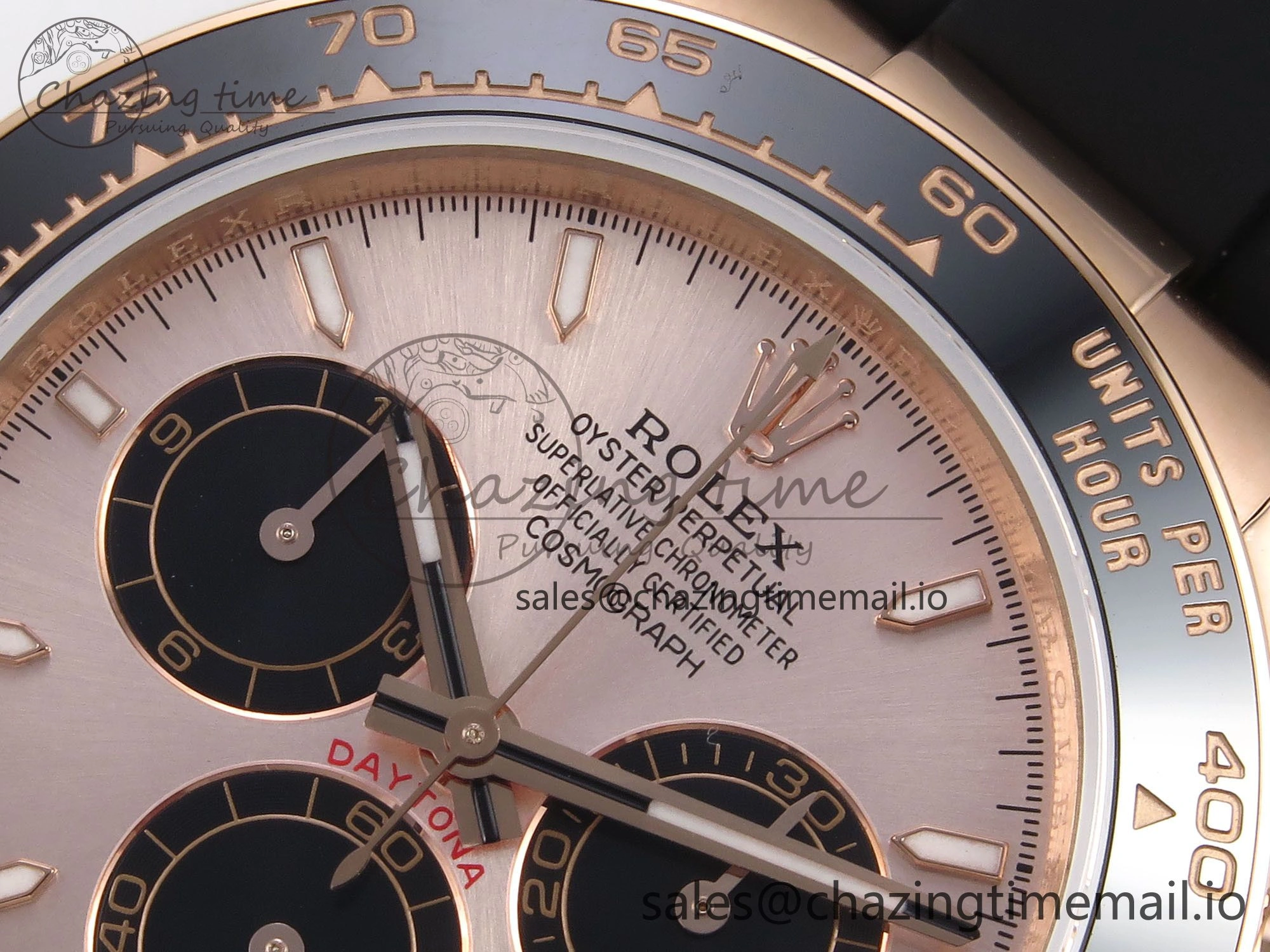 Daytona 126515 QF 1:1 Best Edition RG Black Dial on Oysterflex Strap SH4131 V6（Gain Weight） Casual 1208