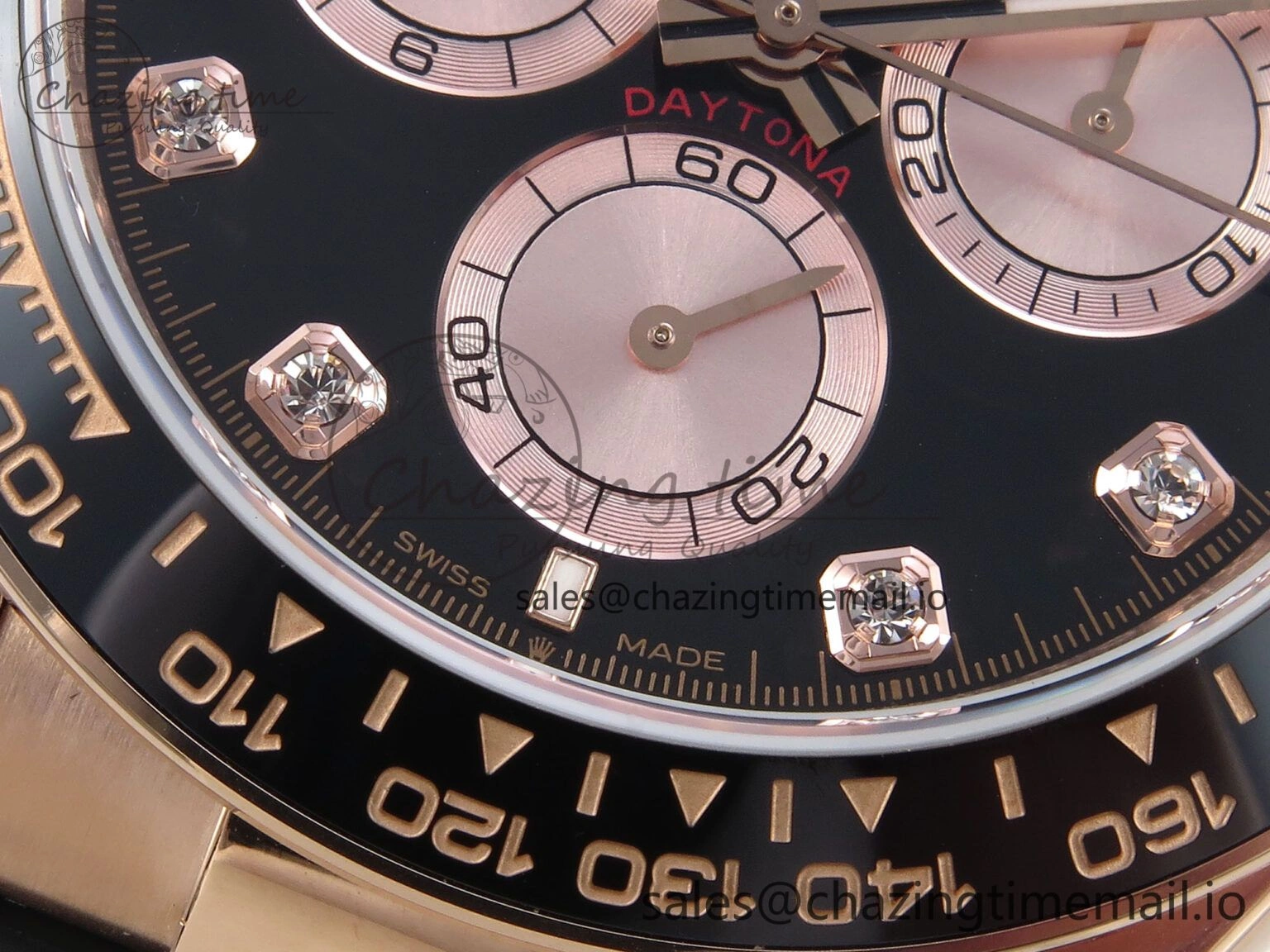 TechFriendly Daytona 126515 QF 1:1 Best Edition RG Black Diamonds Dial on Oysterflex Strap QF4131 V 345