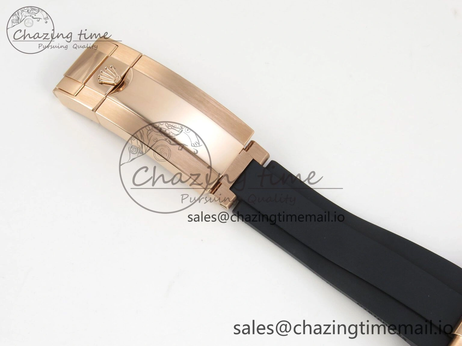 Daytona 126515 RG Clean 1:1 Best Edition Black Ceramic Bezel Black Stick Dial on Oysterflex Rubber Strap DD QuickDry 232