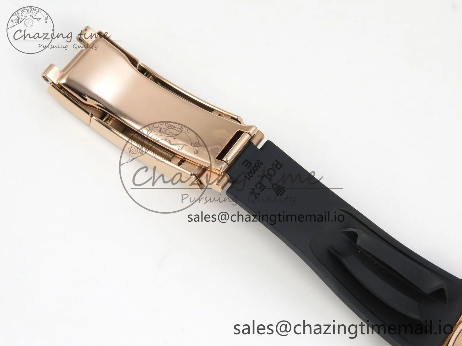 Daytona 126515 RG Clean 1:1 Best Edition Black Ceramic Bezel RG Stick Dial on Oysterflex Rubber Strap DD Durable 230