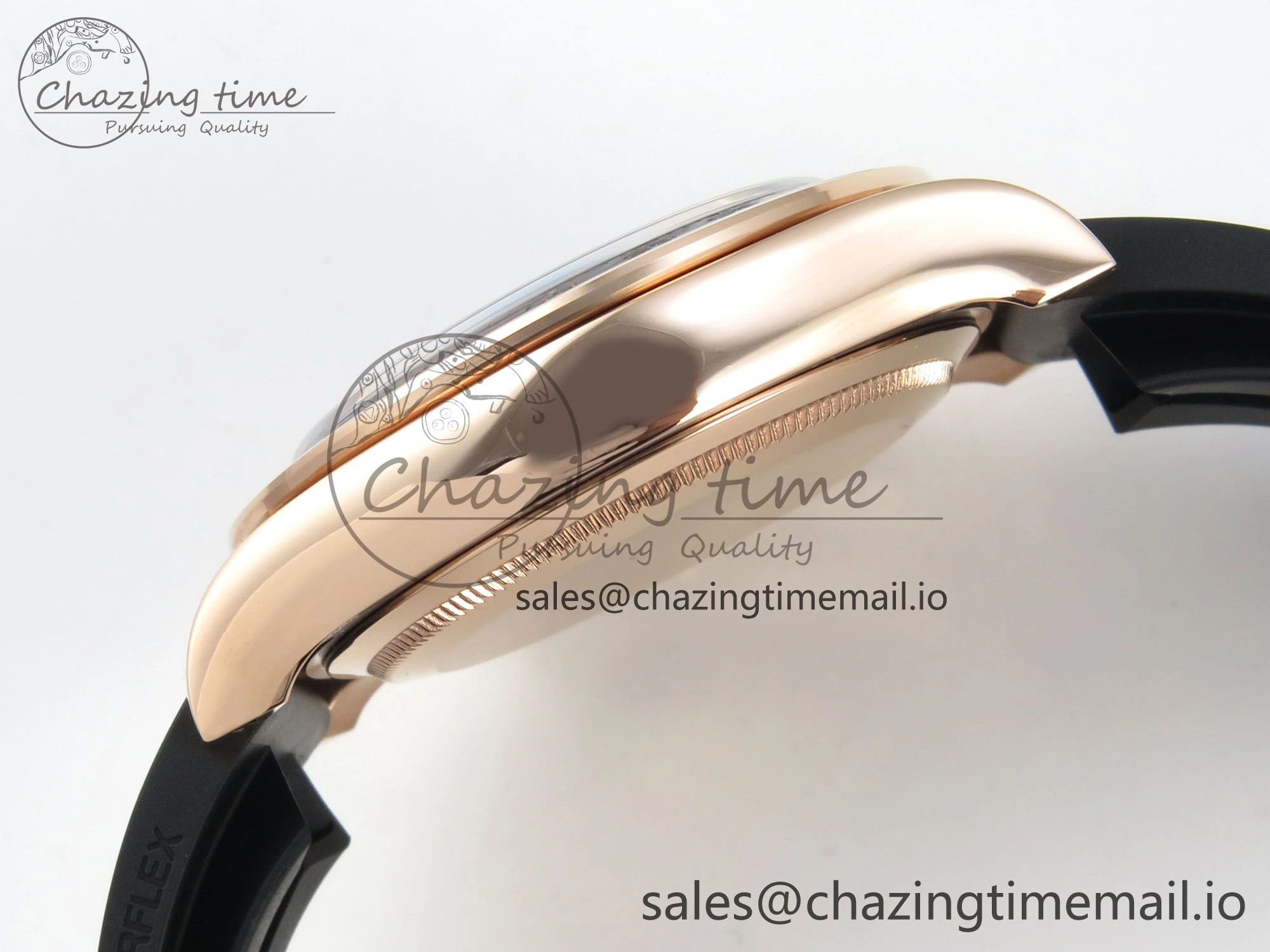 Daytona 126515 RG Clean 1:1 Best Edition Black Ceramic Bezel RG Stick Dial on Oysterflex Rubber Strap DD Durable 230