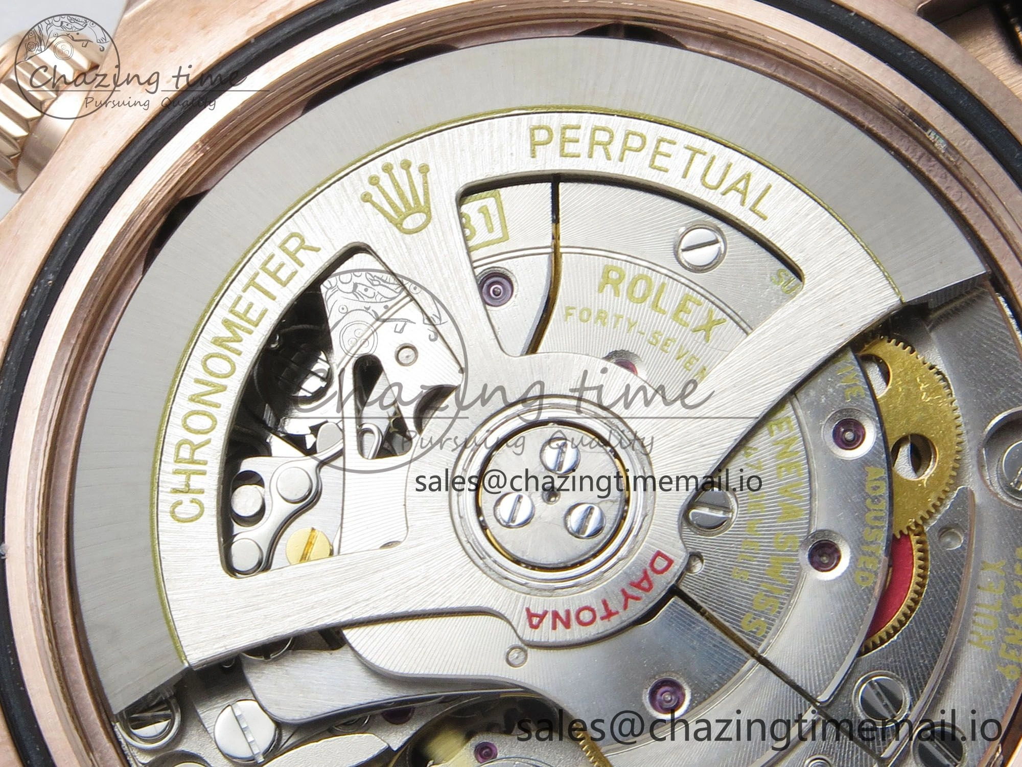 Refined Daytona 126515 RG Clean 1:1 Best Edition Black RG Diamonds Dial on Oysterflex Strap DD 229