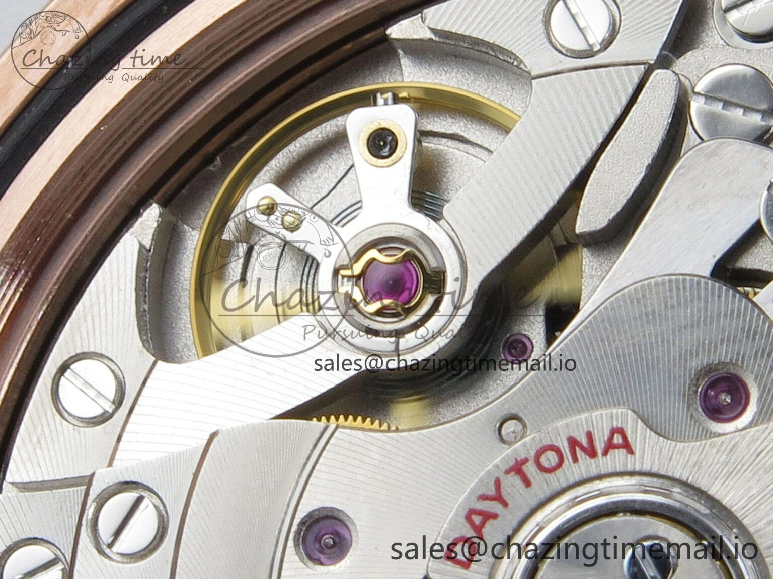 Refined Daytona 126515 RG Clean 1:1 Best Edition Black RG Diamonds Dial on Oysterflex Strap DD 229