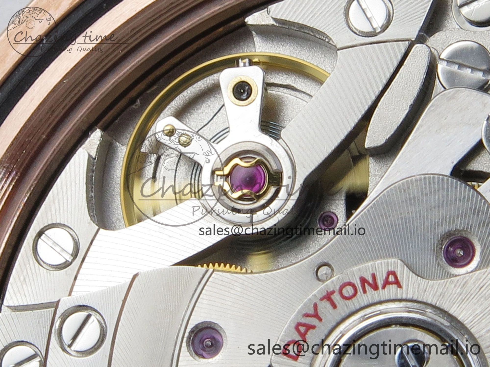 Refined Daytona 126515 RG Clean 1:1 Best Edition Black RG Diamonds Dial on Oysterflex Strap DD 229