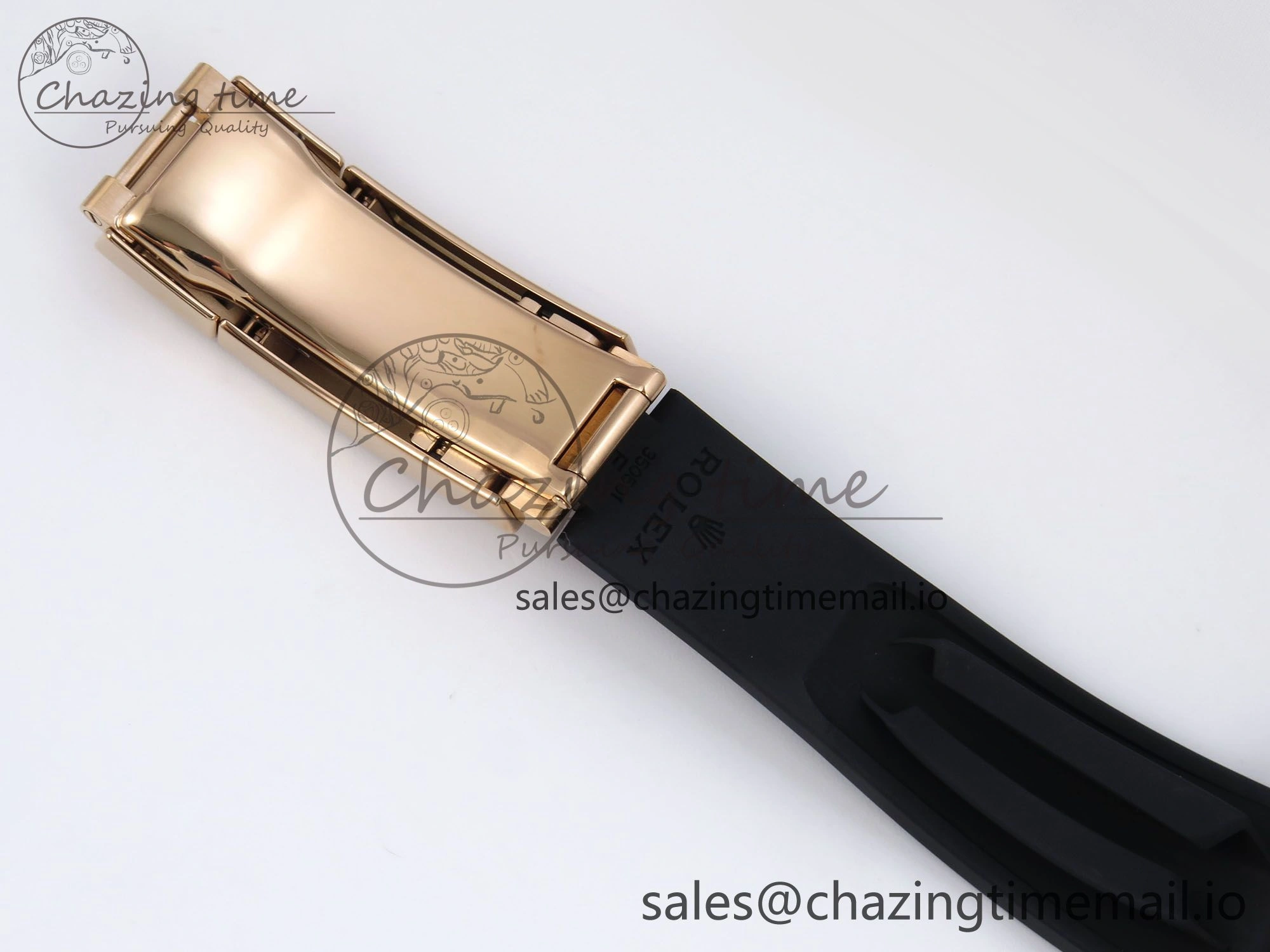 Refined Daytona 126515 RG Clean 1:1 Best Edition Black RG Diamonds Dial on Oysterflex Strap DD 229