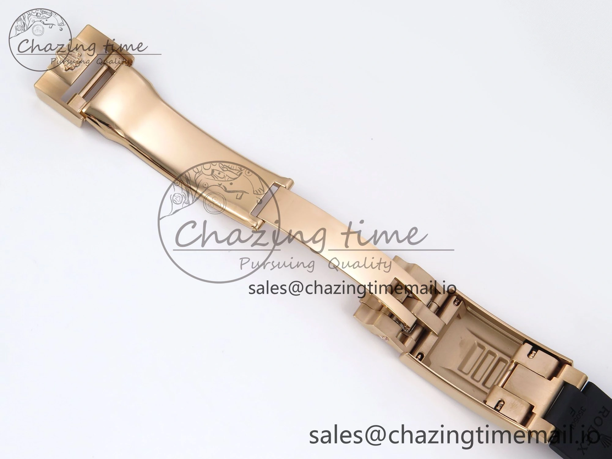 Refined Daytona 126515 RG Clean 1:1 Best Edition Black RG Diamonds Dial on Oysterflex Strap DD 229