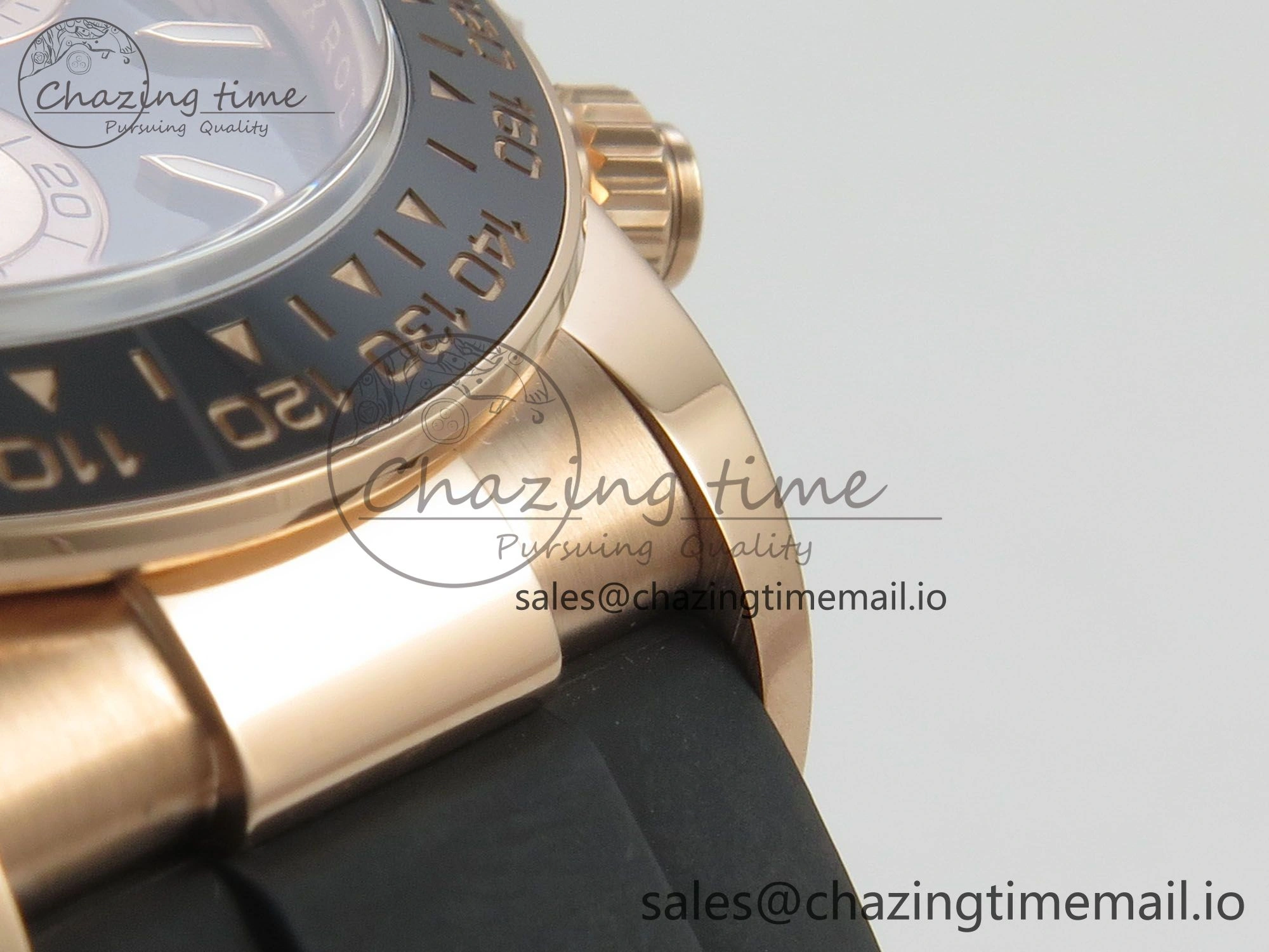 Daytona 126515 VSF 1:1 Best Edition Black RG Dial on Oysterflex Strap VS4131 V2 (Weighted) Stretchable 114