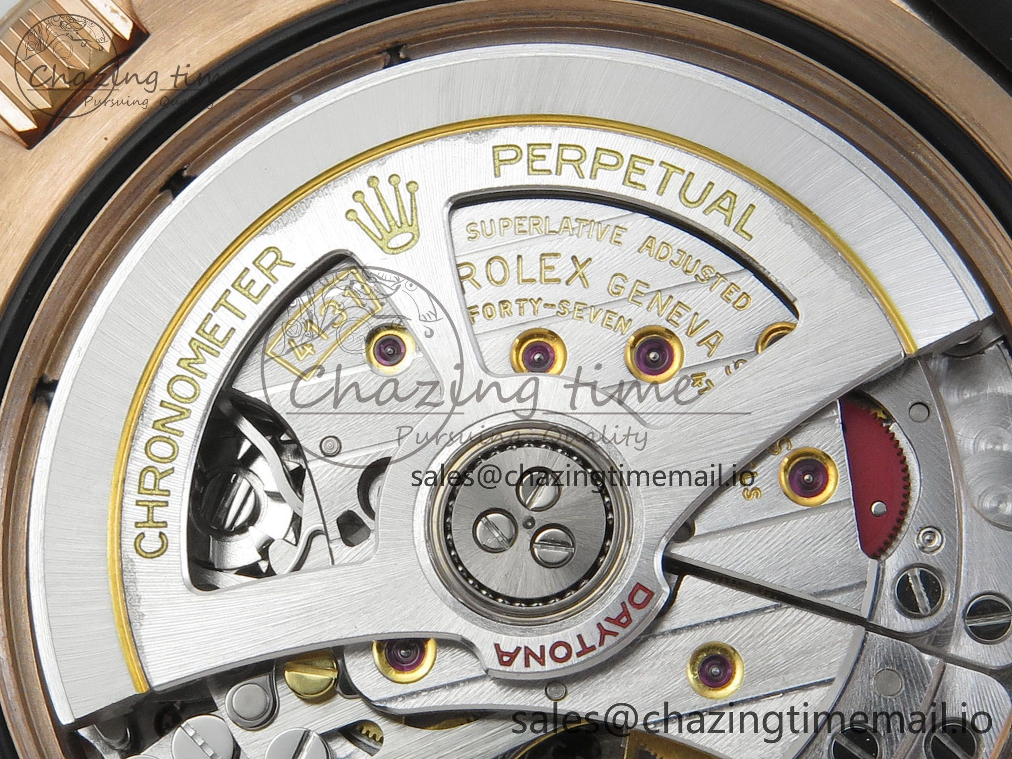 Daytona 126515 VSF 1:1 Best Edition Black RG Dial on Oysterflex Strap VS4131 V2 (Weighted) Stretchable 114
