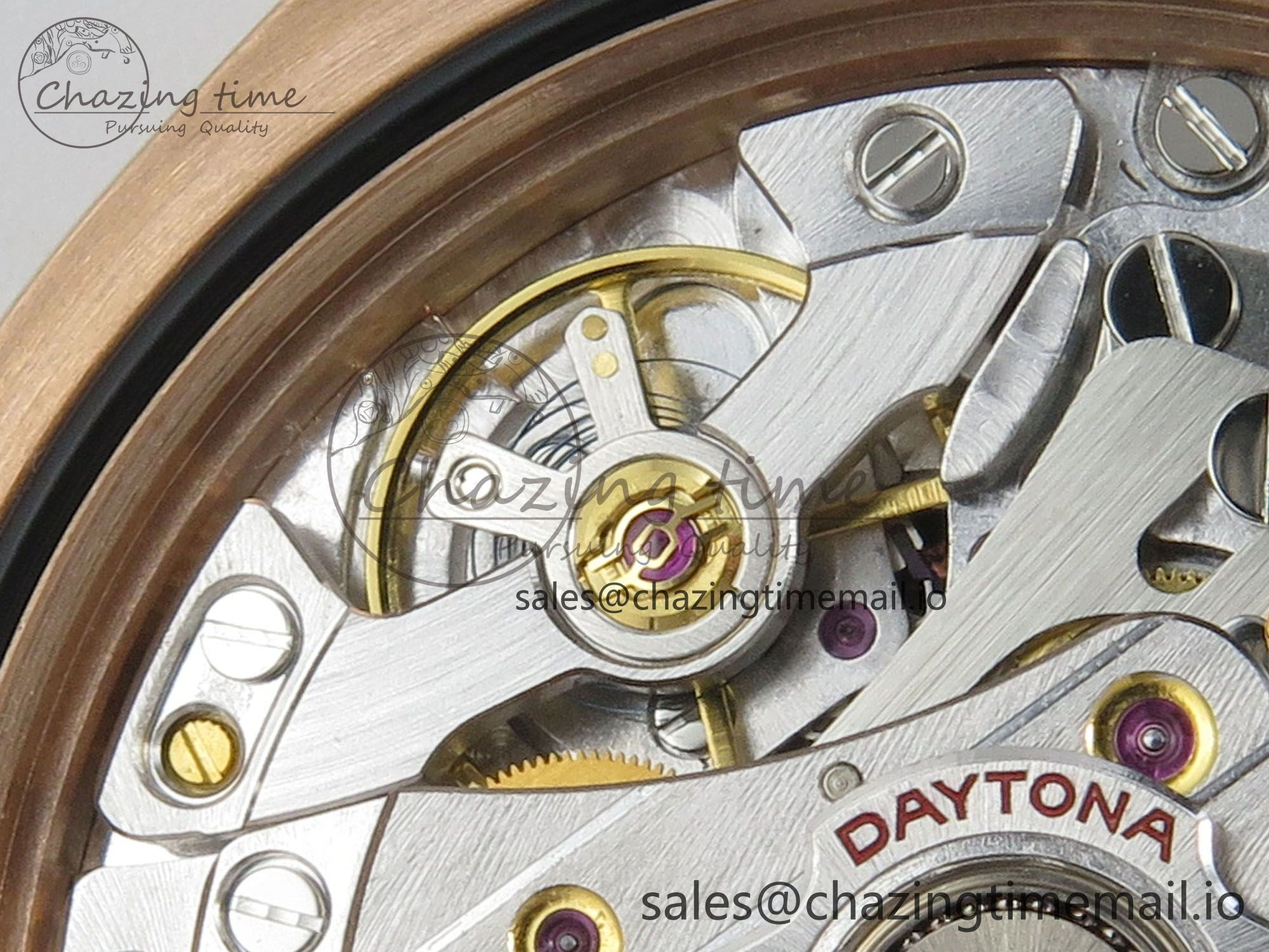 Daytona 126515 VSF 1:1 Best Edition Black RG Dial on Oysterflex Strap VS4131 V2 (Weighted) Stretchable 114