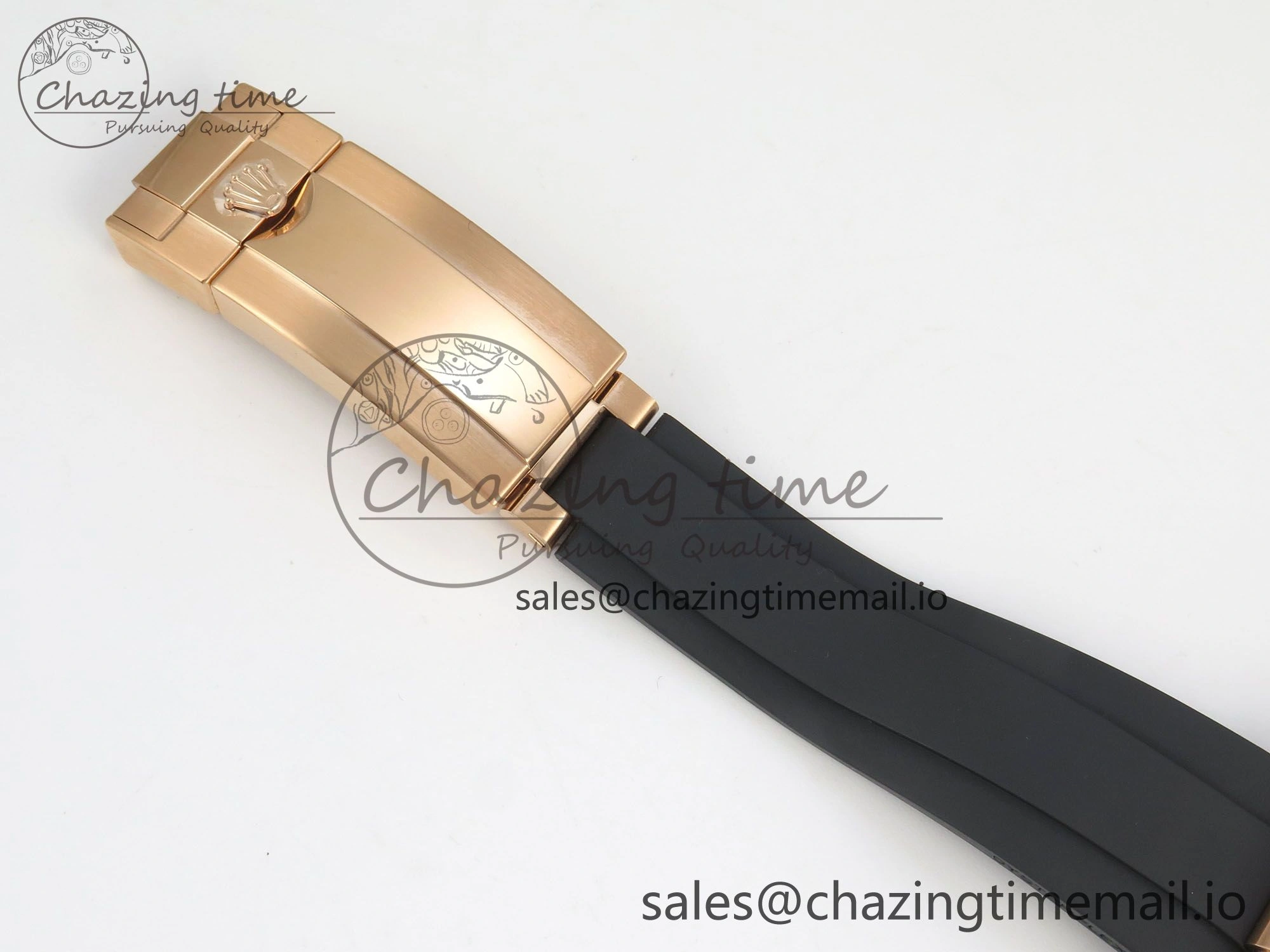 Daytona 126515 VSF 1:1 Best Edition Black RG Dial on Oysterflex Strap VS4131 V2 (Weighted) Stretchable 114