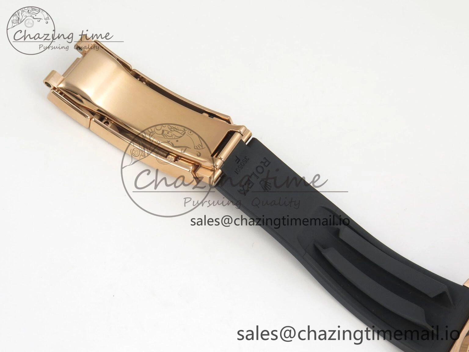 Daytona 126515 VSF 1:1 Best Edition Black RG Dial on Oysterflex Strap VS4131 V2 (Weighted) Stretchable 114
