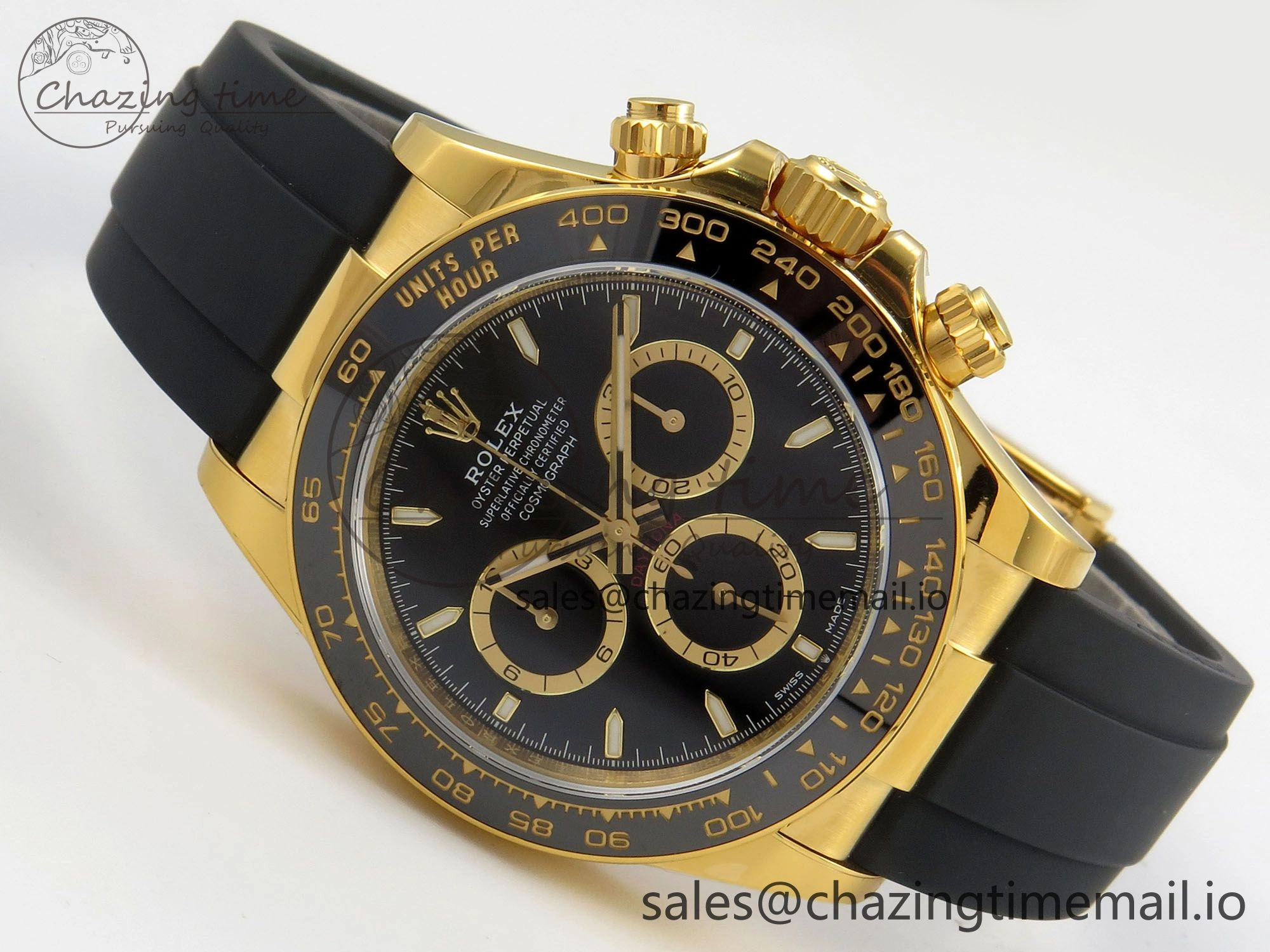 Attractive Daytona 126515 VSF 1:1 Best Edition Black RG Dial on Oysterflex Strap VS4131 V2 (Weighted) 154