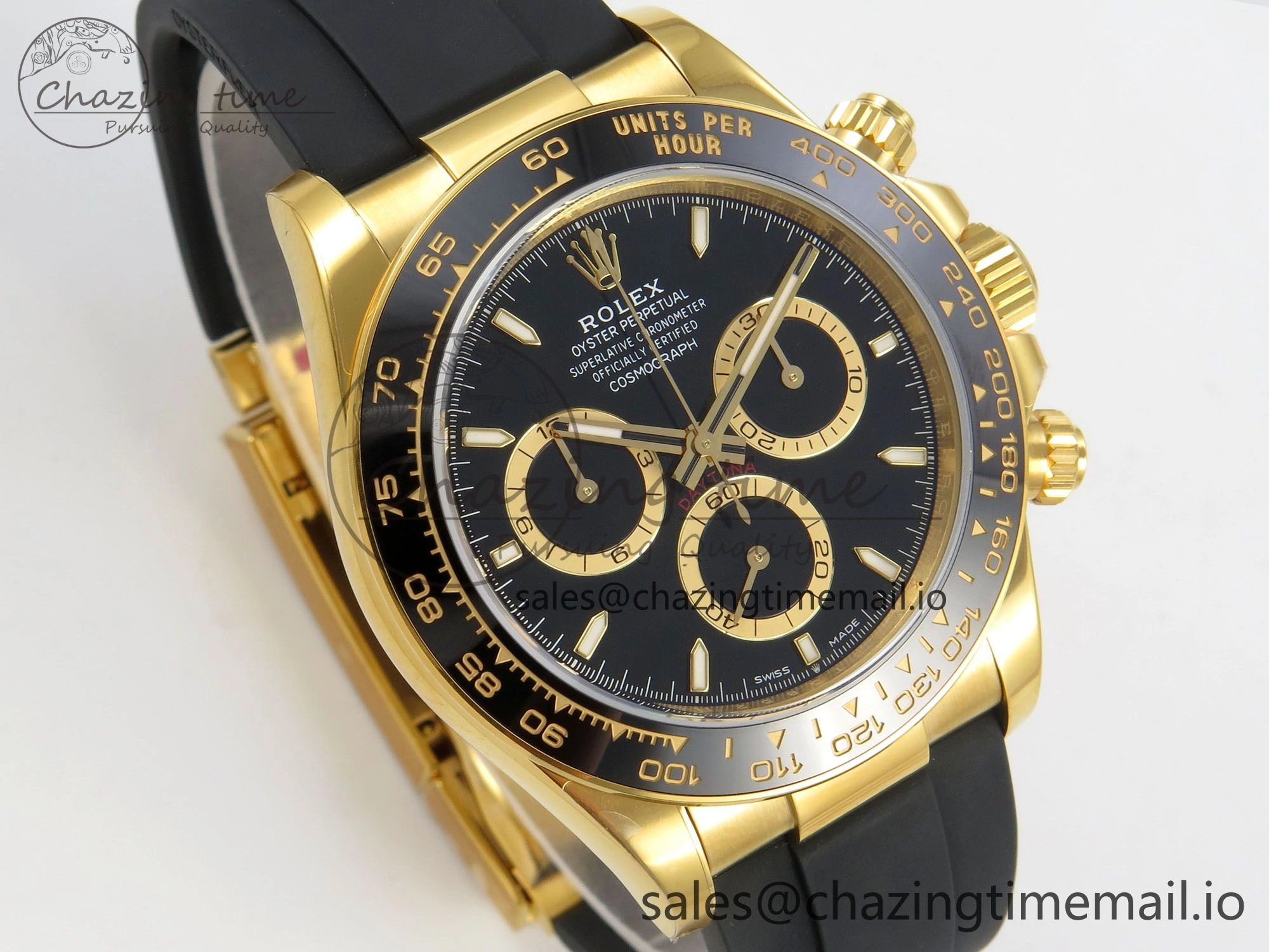 Attractive Daytona 126515 VSF 1:1 Best Edition Black RG Dial on Oysterflex Strap VS4131 V2 (Weighted) 154