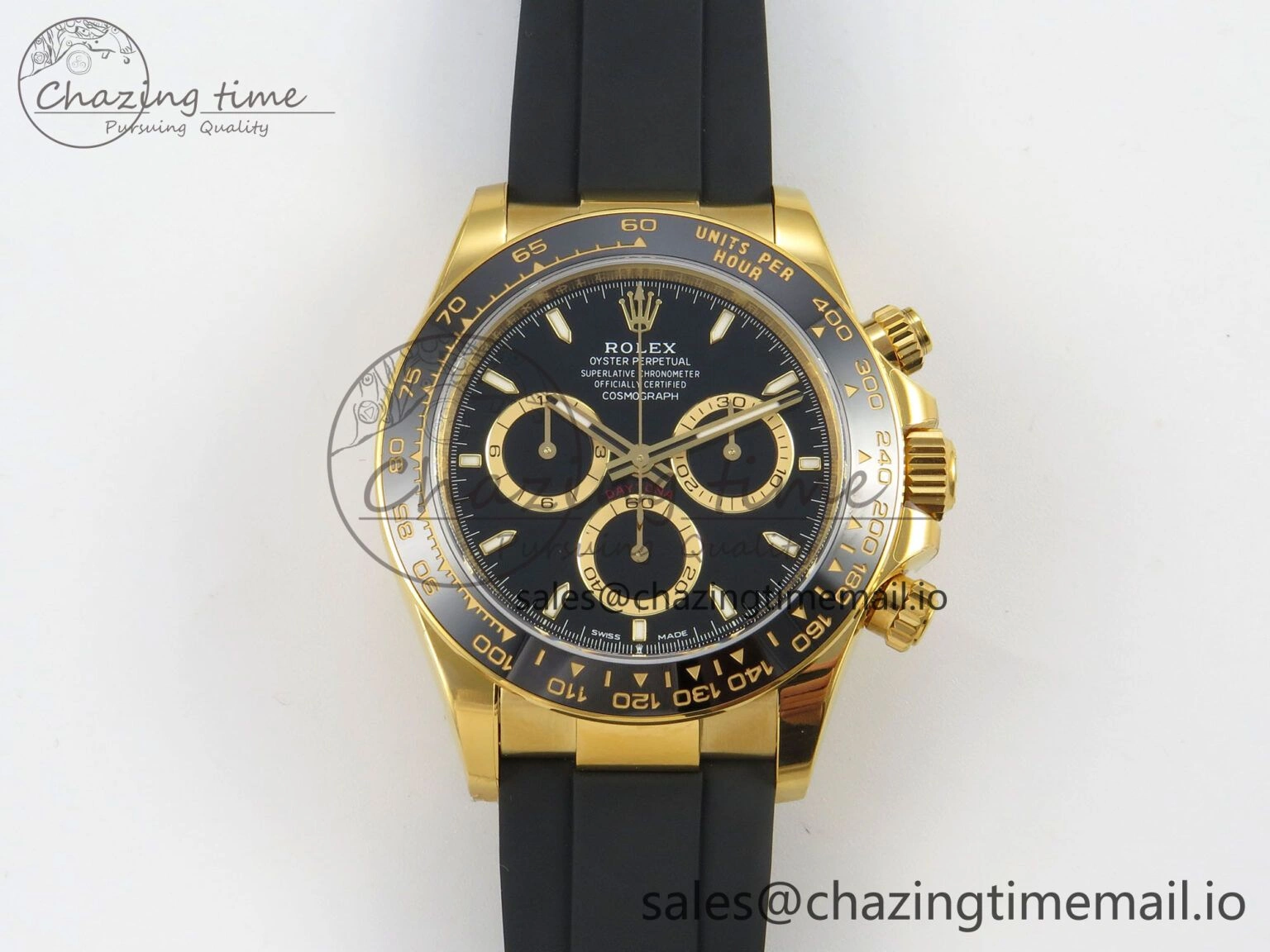 Attractive Daytona 126515 VSF 1:1 Best Edition Black RG Dial on Oysterflex Strap VS4131 V2 (Weighted) 154