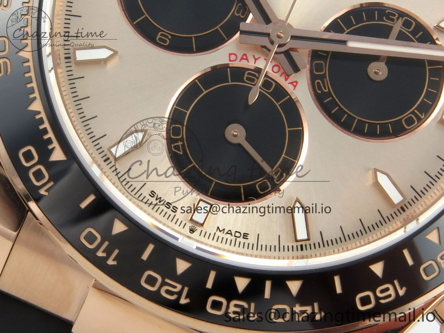 Casual Daytona 126515LN THBF 1:1 Best Edition RG Black Dial on Oysterflex Strap SH 224