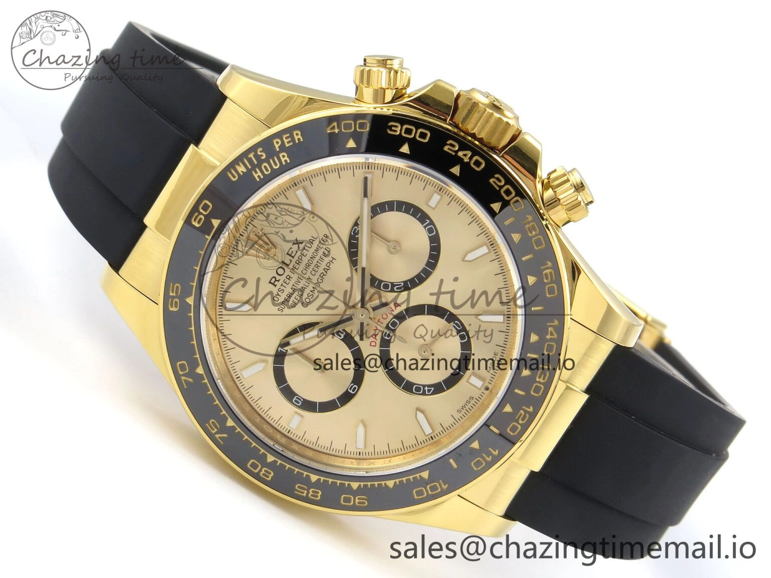 Daytona 126518 APSF 1:1 Best Edition YG Dial on Oysterflex Strap SH4131 (Gain Weight) Lightweight 1220
