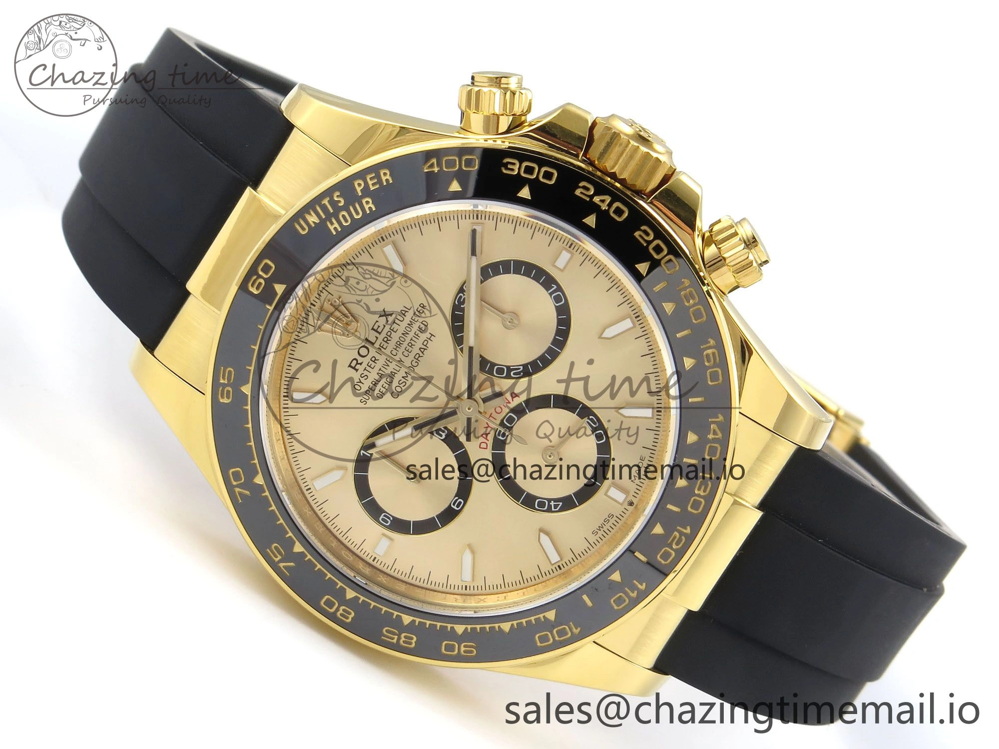 Daytona 126518 APSF 1:1 Best Edition YG Dial on Oysterflex Strap SH4131 (Gain Weight) Lightweight 1220