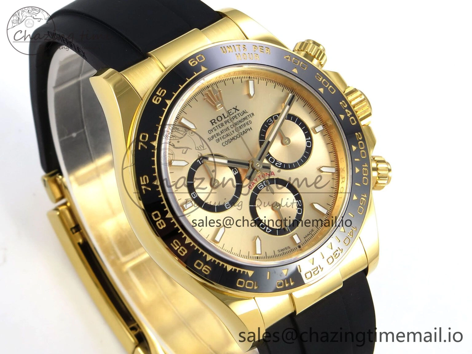 Daytona 126518 APSF 1:1 Best Edition YG Dial on Oysterflex Strap SH4131 (Gain Weight) Lightweight 1220