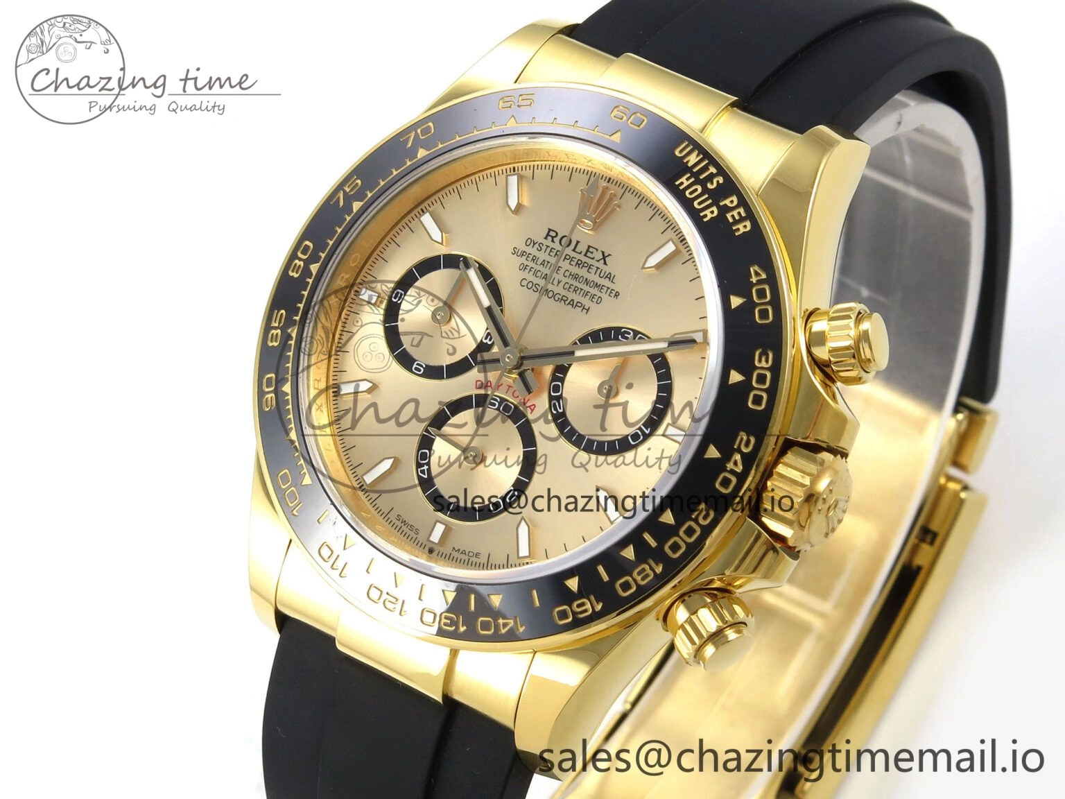 Daytona 126518 APSF 1:1 Best Edition YG Dial on Oysterflex Strap SH4131 (Gain Weight) Lightweight 1220