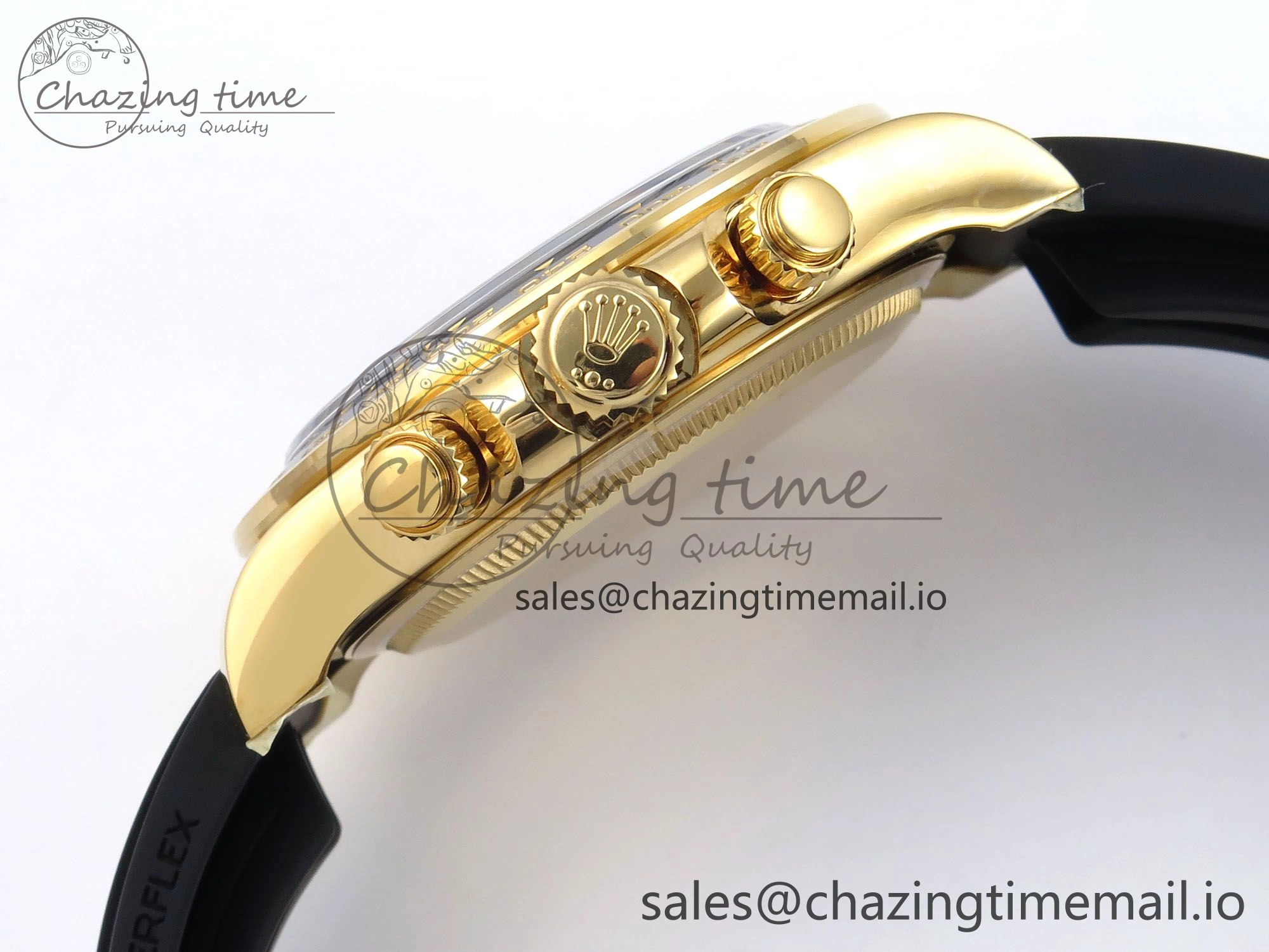 HighPerformance Daytona 126518 Clean YG 1:1 Best Edition White Dial on Oysterflex Rubber Strap DD 236