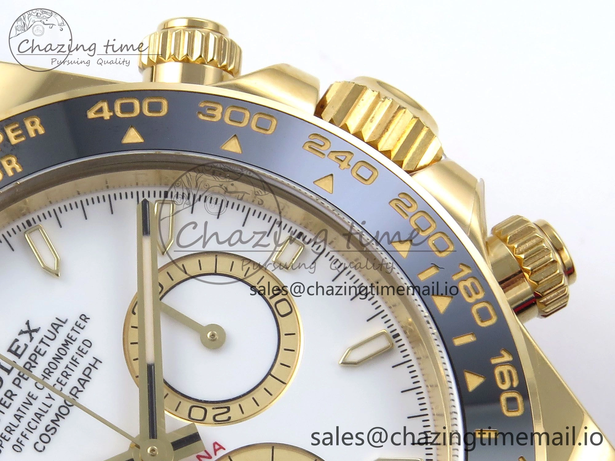 HighPerformance Daytona 126518 Clean YG 1:1 Best Edition White Dial on Oysterflex Rubber Strap DD 236