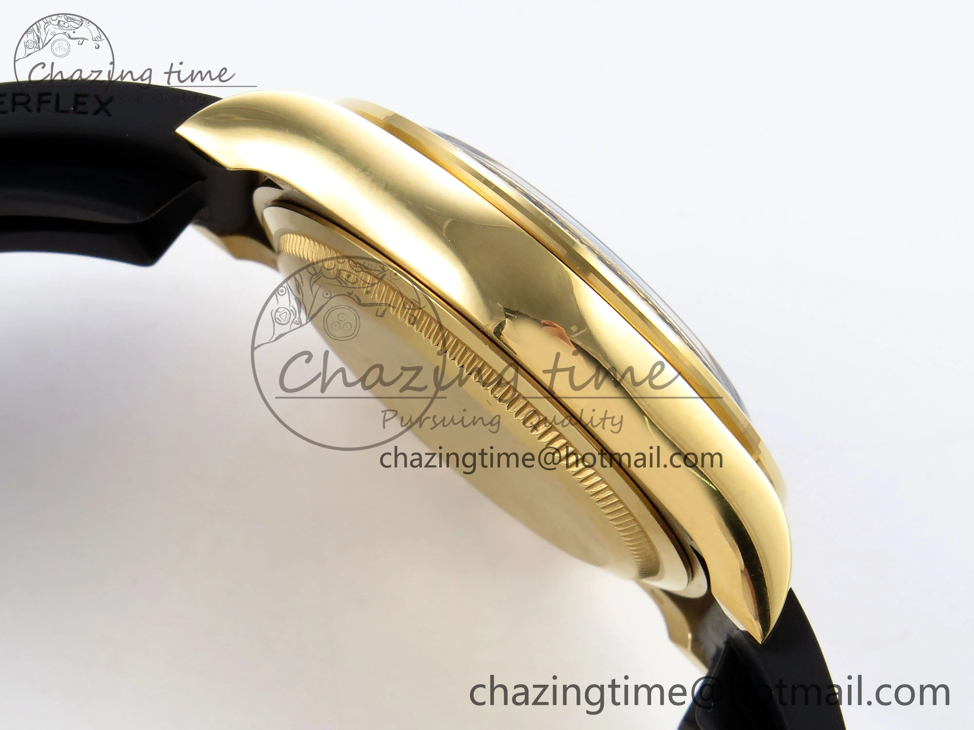 Daytona 126518 Clean YG 1:1 Best Edition YG Dial on Oysterflex Rubber Strap SH TimelessDesign 1507