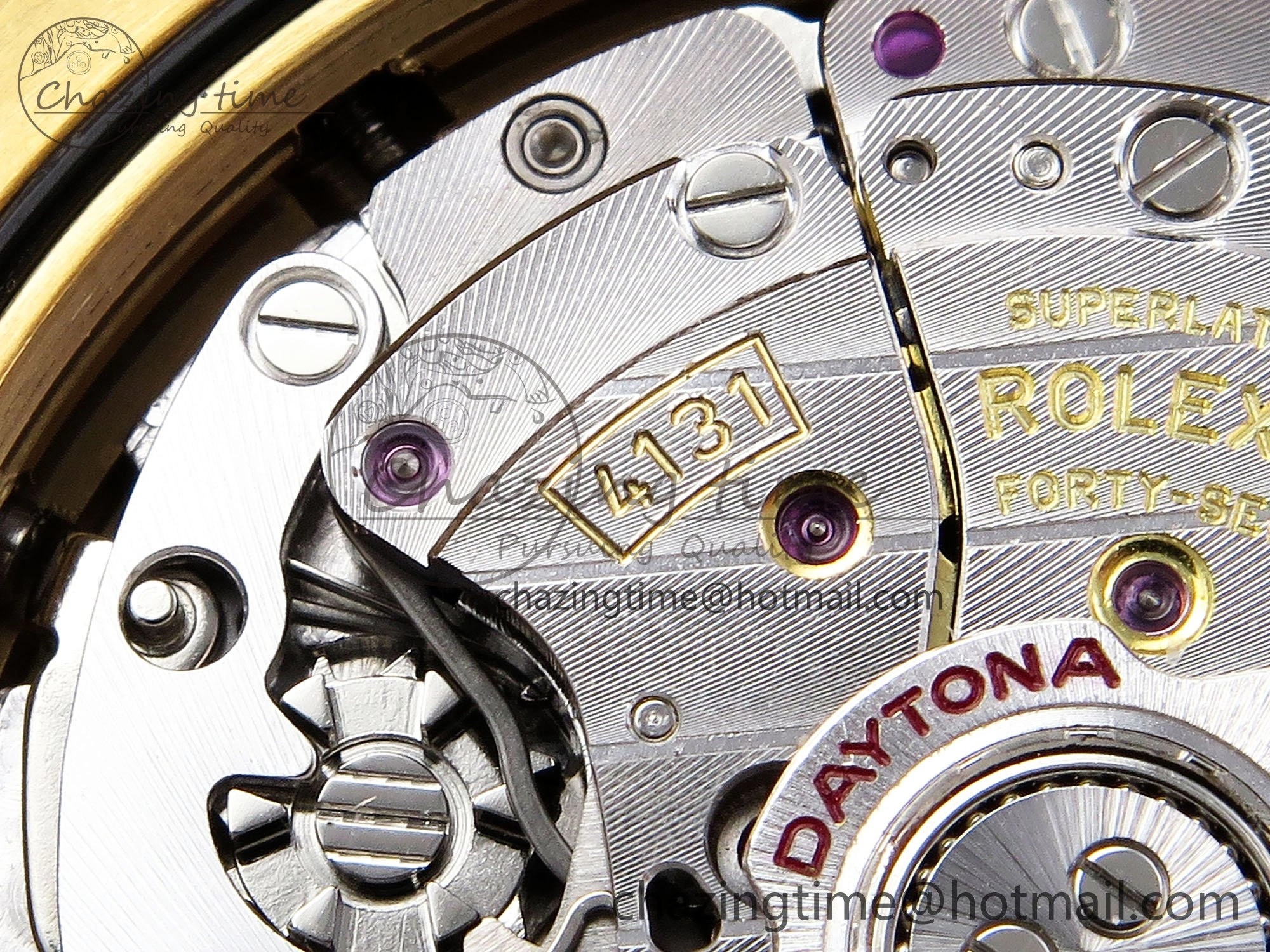 Daytona 126518 Clean YG 1:1 Best Edition YG Dial on Oysterflex Rubber Strap SH TimelessDesign 1507