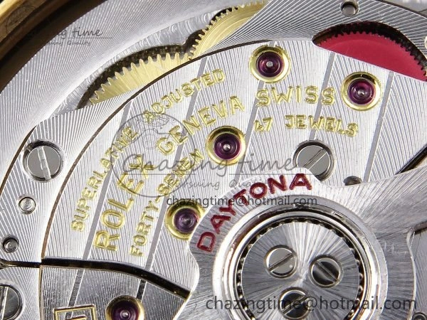 Daytona 126518 Clean YG 1:1 Best Edition YG Dial on Oysterflex Rubber Strap SH TimelessDesign 1507