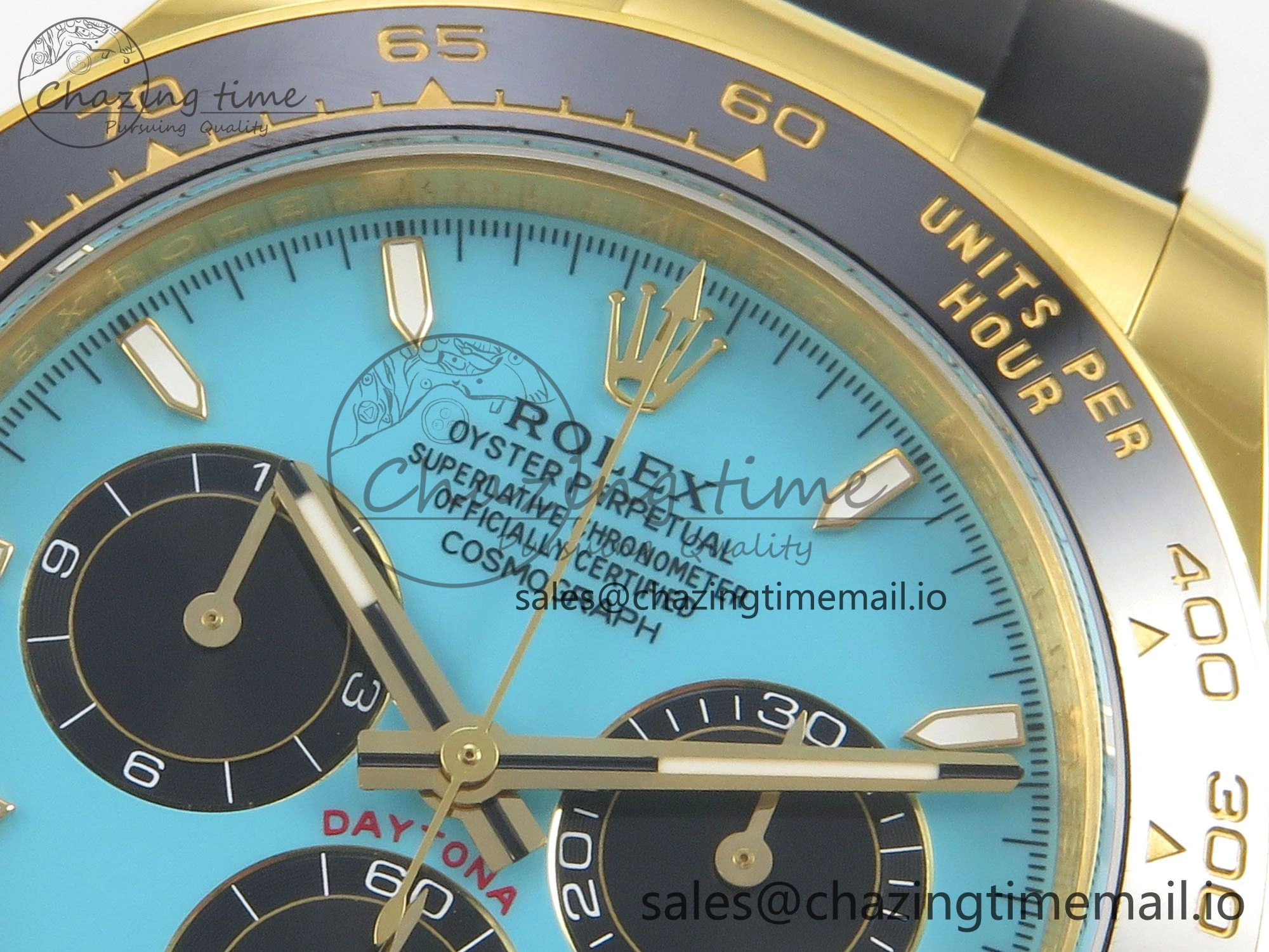 HighPerformance Daytona 126518 Gain Weight APSF 1:1 Best Edition Tiffany Turquoise Blue Dial Sticks Markers on Oysterflex Strap SH 113