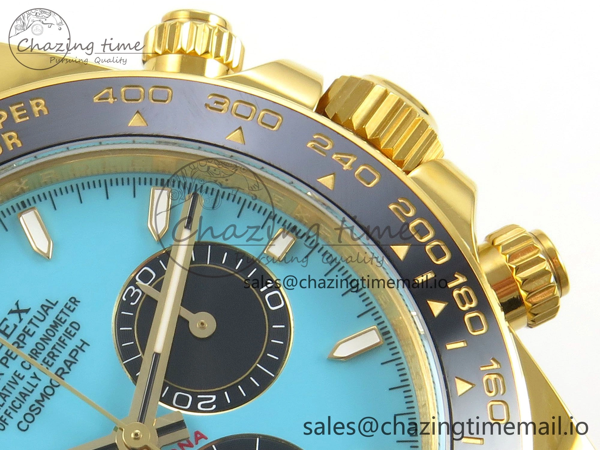 HighPerformance Daytona 126518 Gain Weight APSF 1:1 Best Edition Tiffany Turquoise Blue Dial Sticks Markers on Oysterflex Strap SH 113