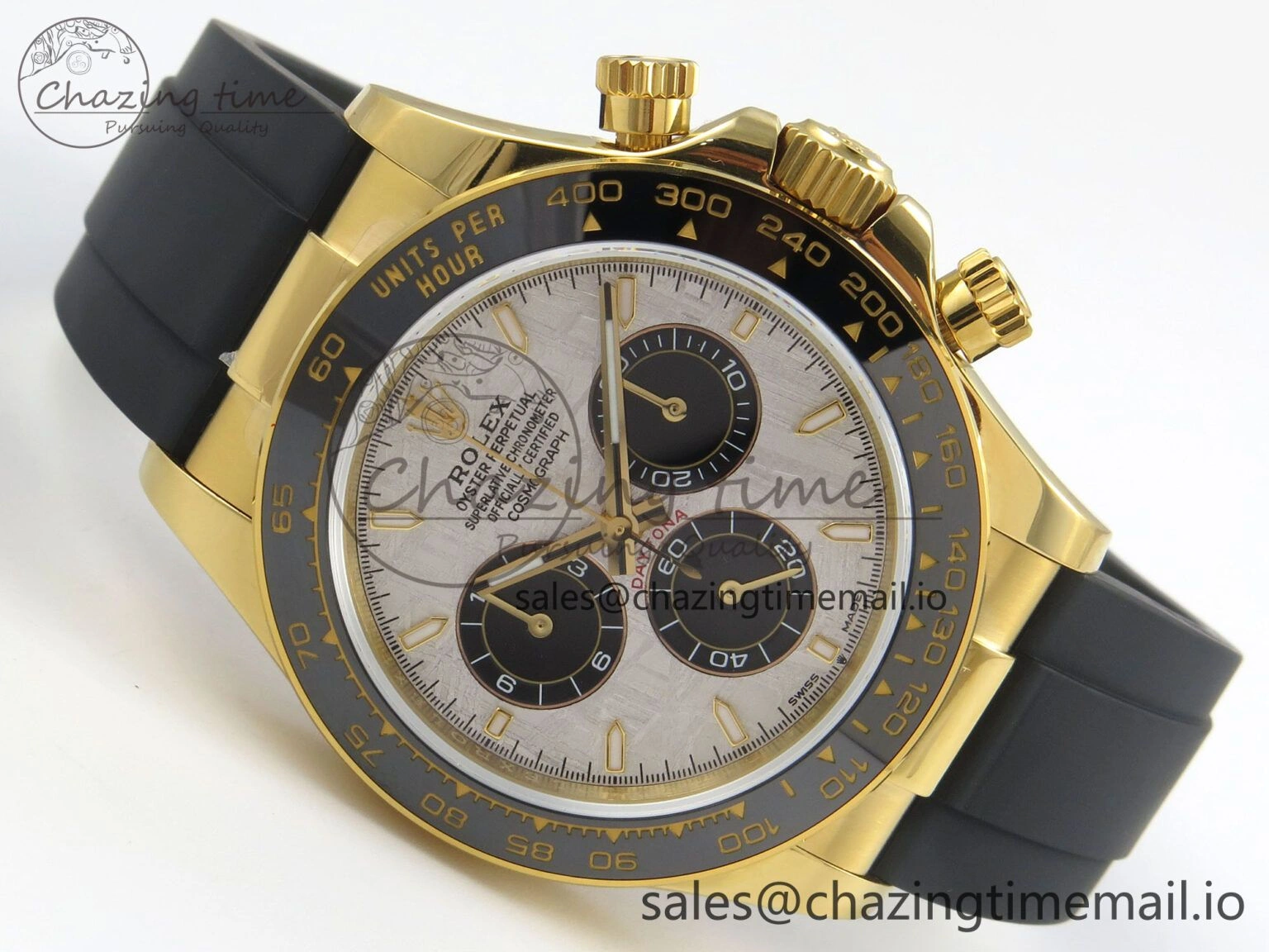Daytona 126518 Gain Weight SWF 1:1 Best Edition Meteorite Dial Stick Markers on Oysterflex Strap SH Classic 152
