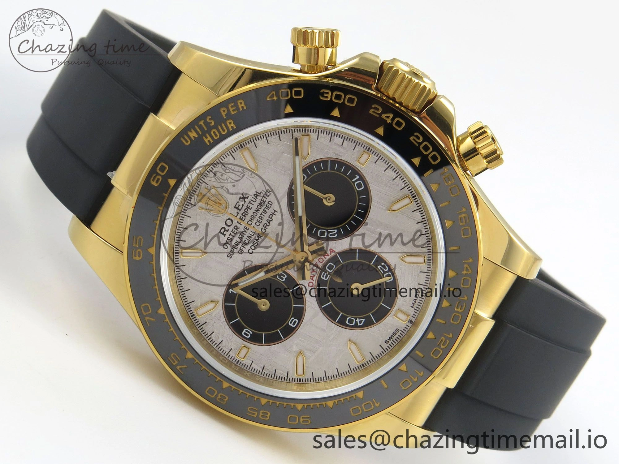 Daytona 126518 Gain Weight SWF 1:1 Best Edition Meteorite Dial Stick Markers on Oysterflex Strap SH Classic 152